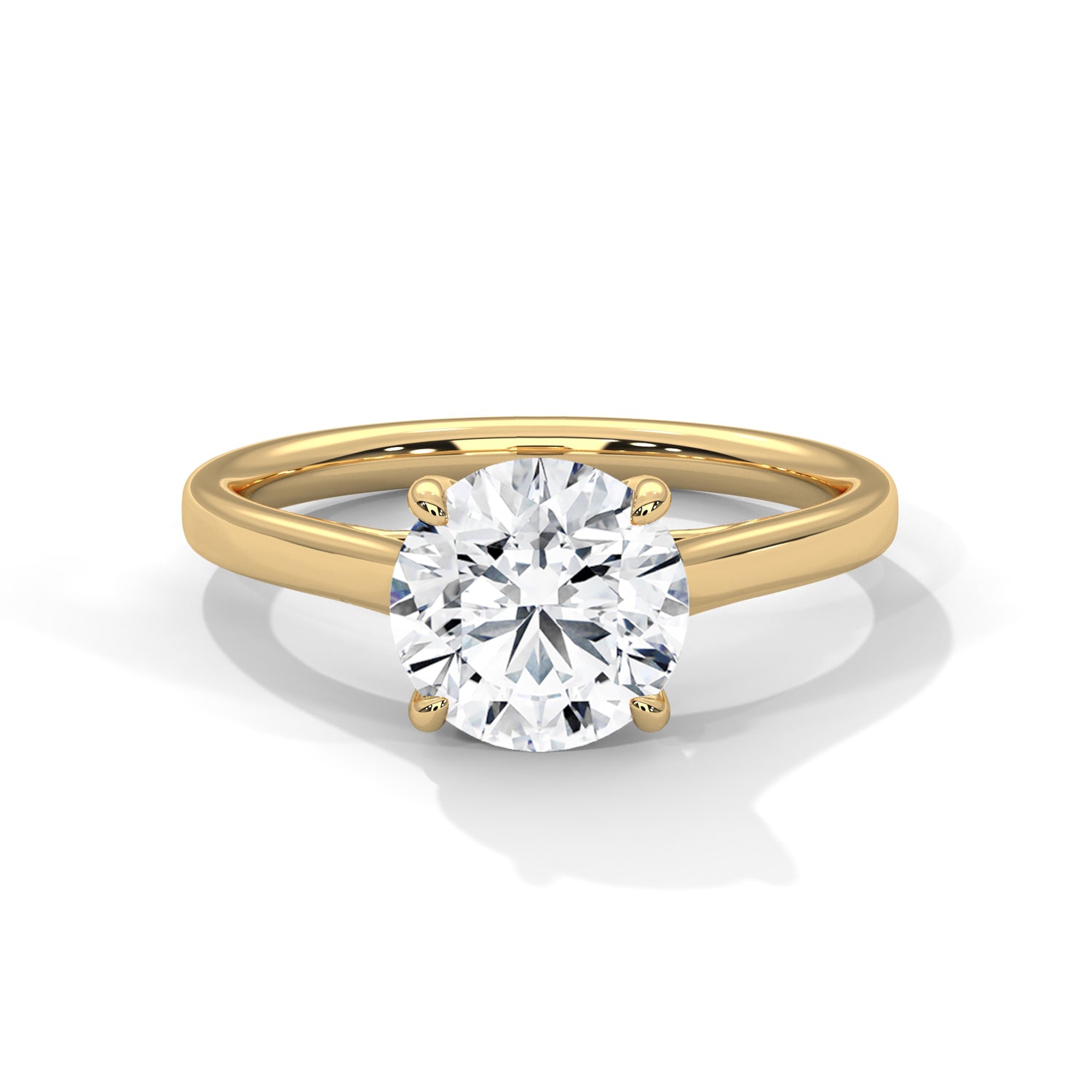 Avalynn Round Solitaire Ring