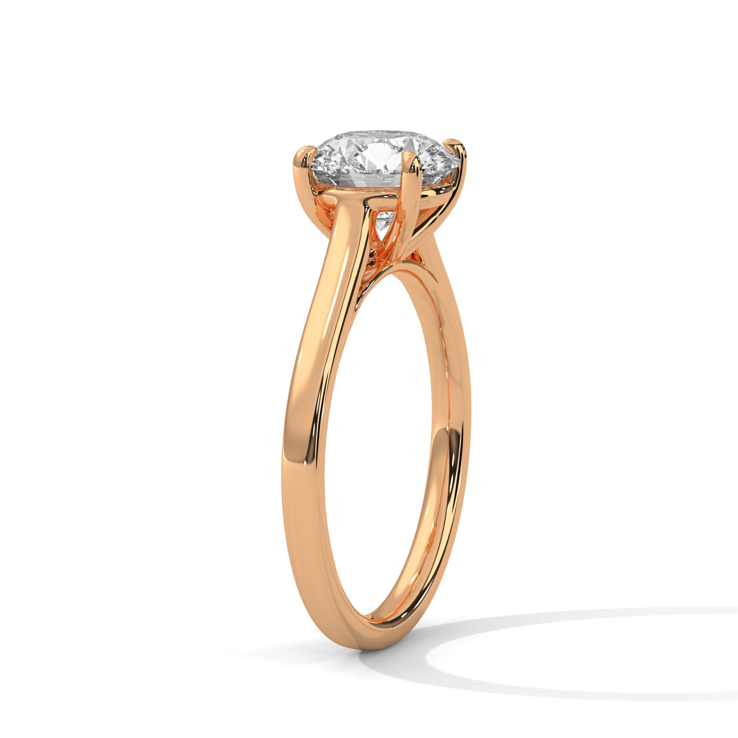 Avalynn Round Solitaire Ring