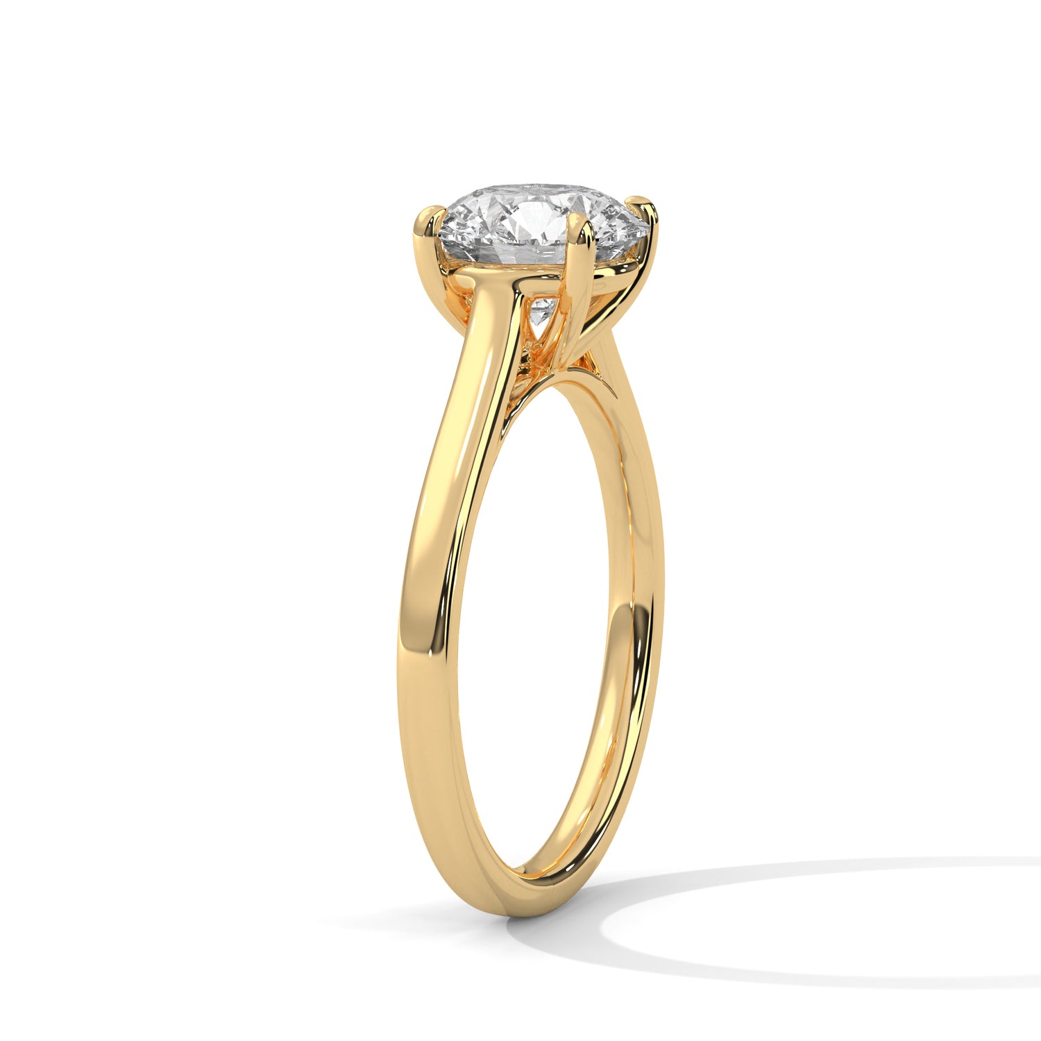 Avalynn Round Solitaire Ring