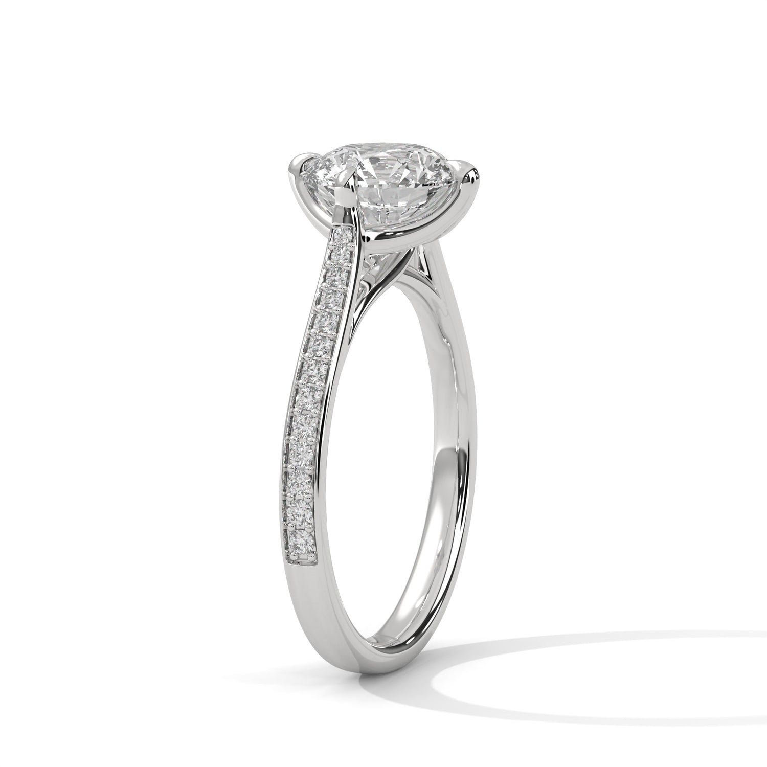Hadlee Round Solitaire Ring