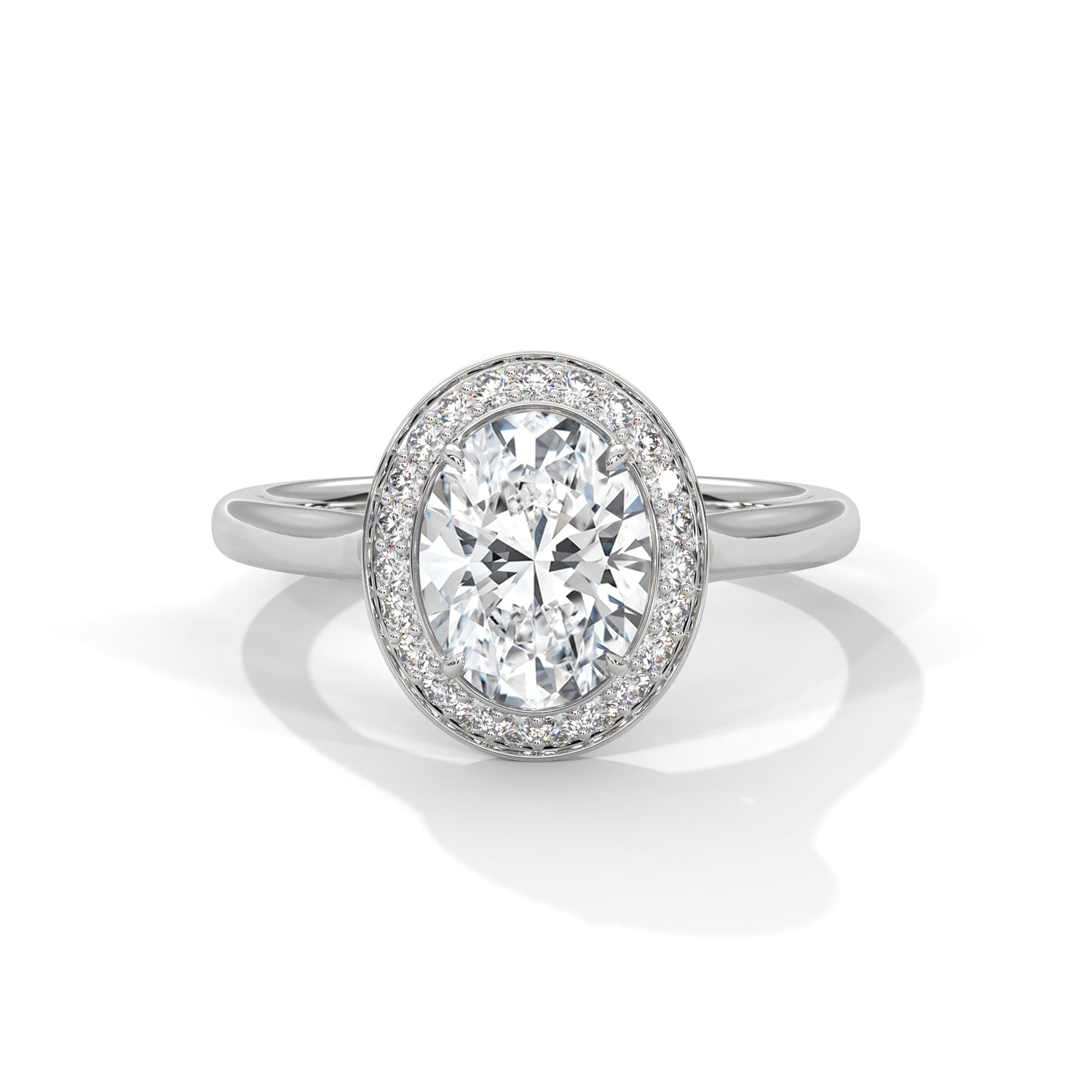 Elisabeth Oval Solitaire Ring