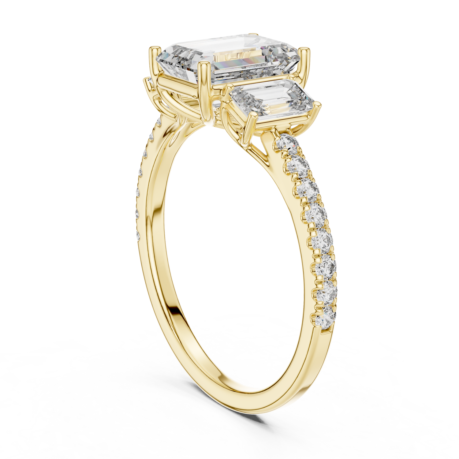 Coco Three Stone  Ring