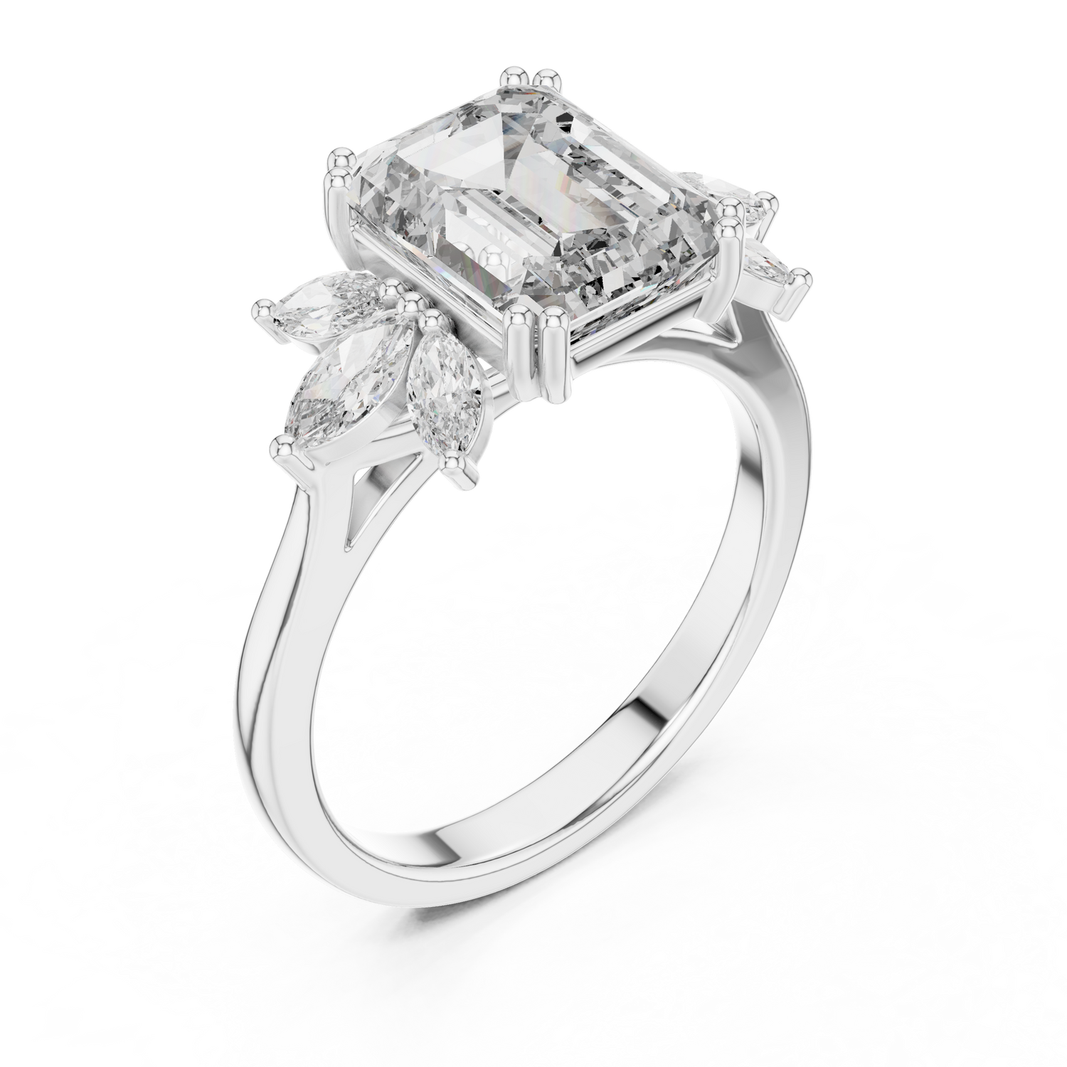 Aurora Solitaire Ring