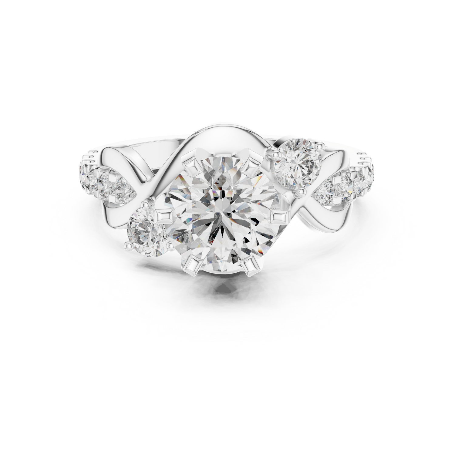 Ivy Solitaire Ring