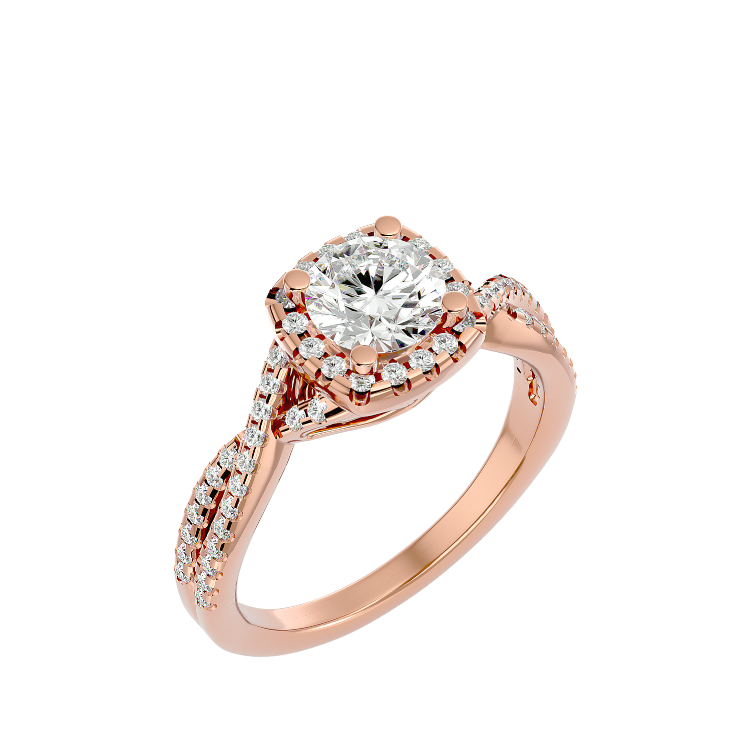 Camilla Diamond Halo Ring