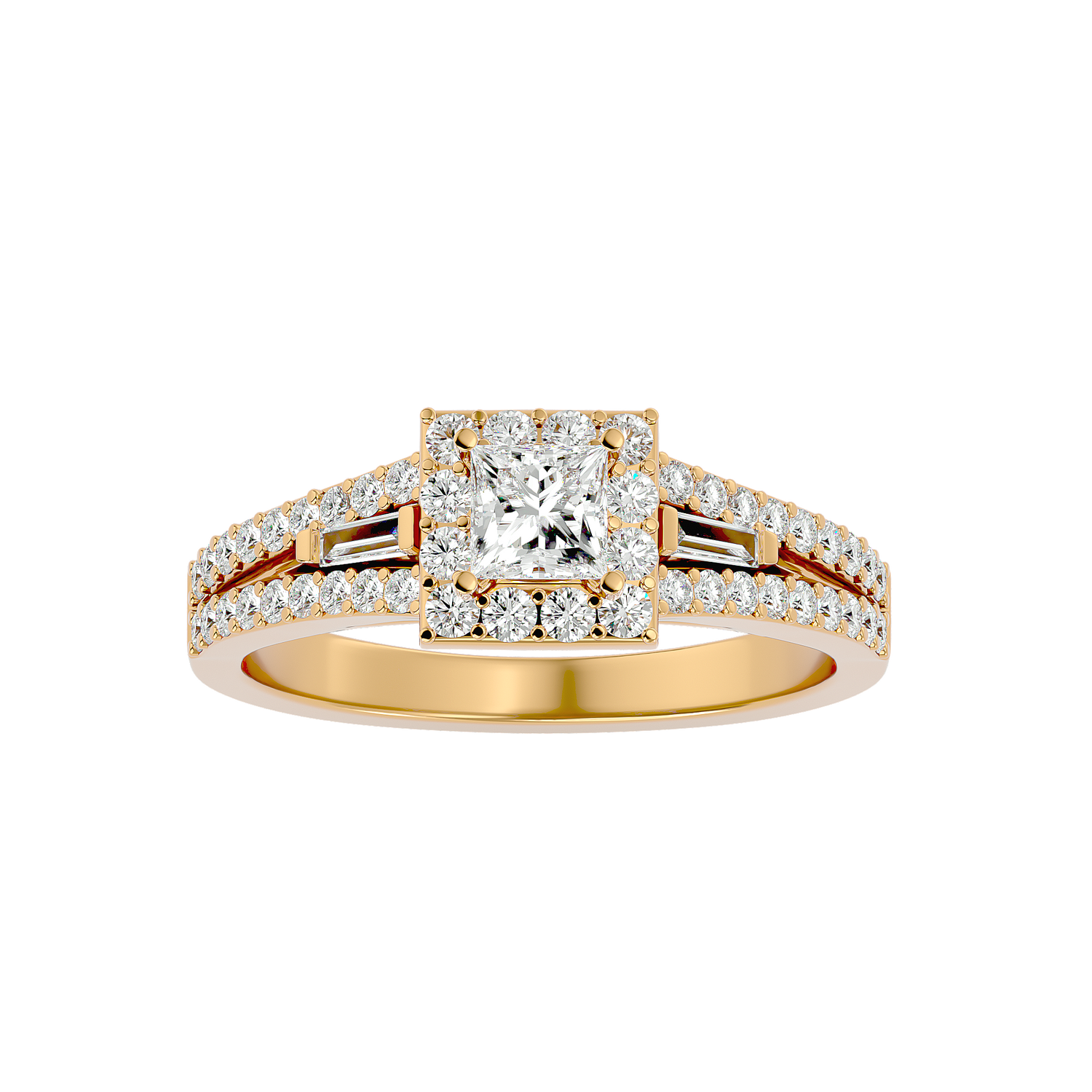 Camille Diamond Halo Ring