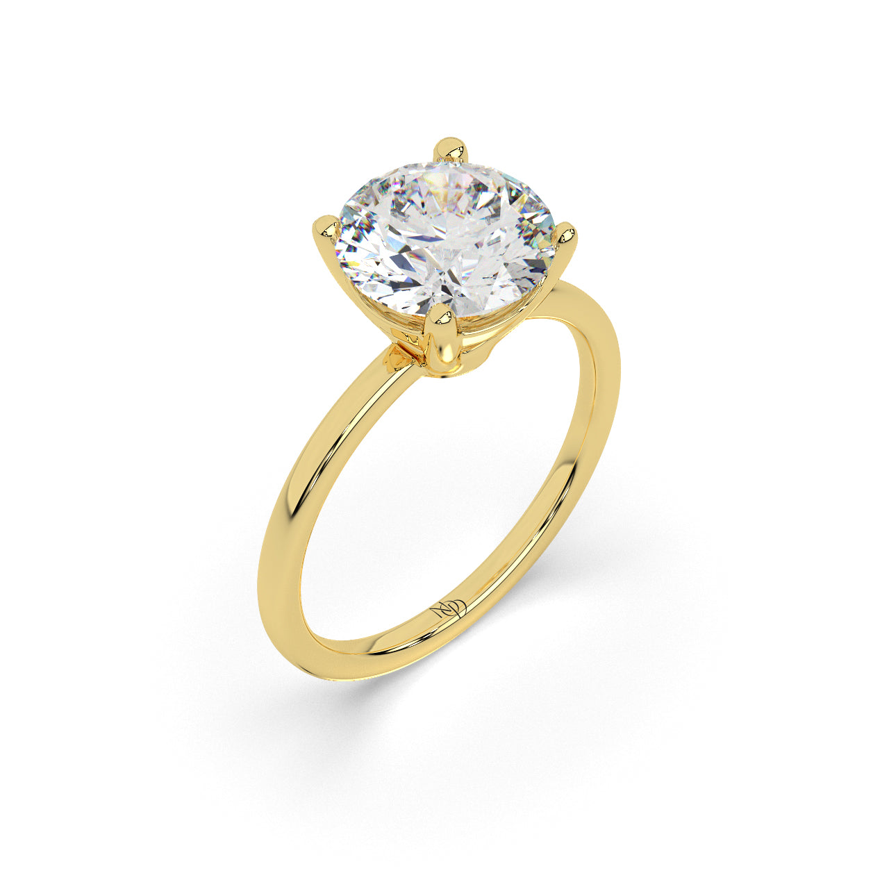2.3 Ct Round Solitaire Ring