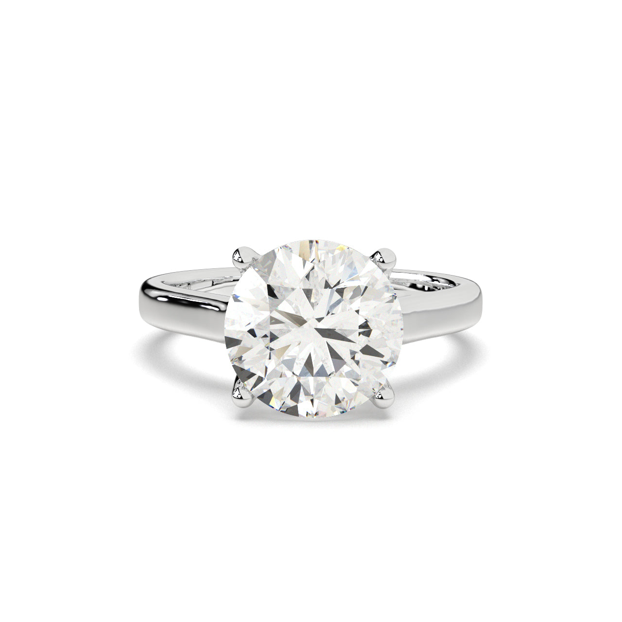 3 Ct Luna Round Solitaire Ring