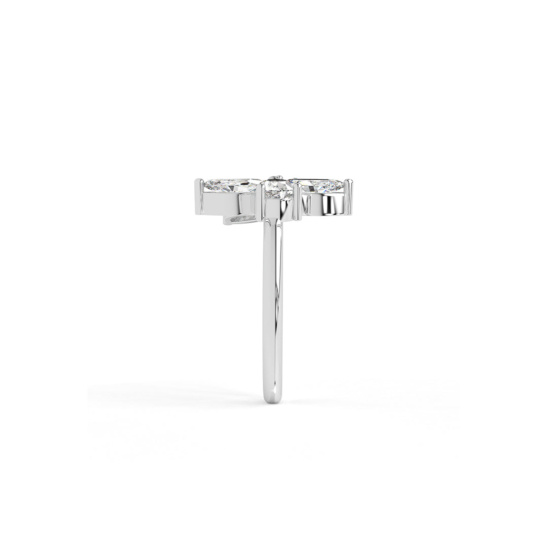Diamond Fleur Ring