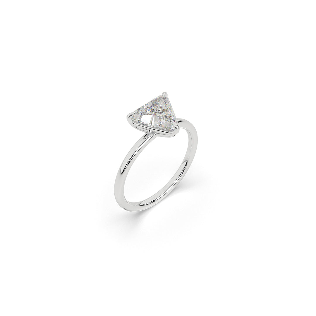 1.4 ct Trillion Solitaire Ring