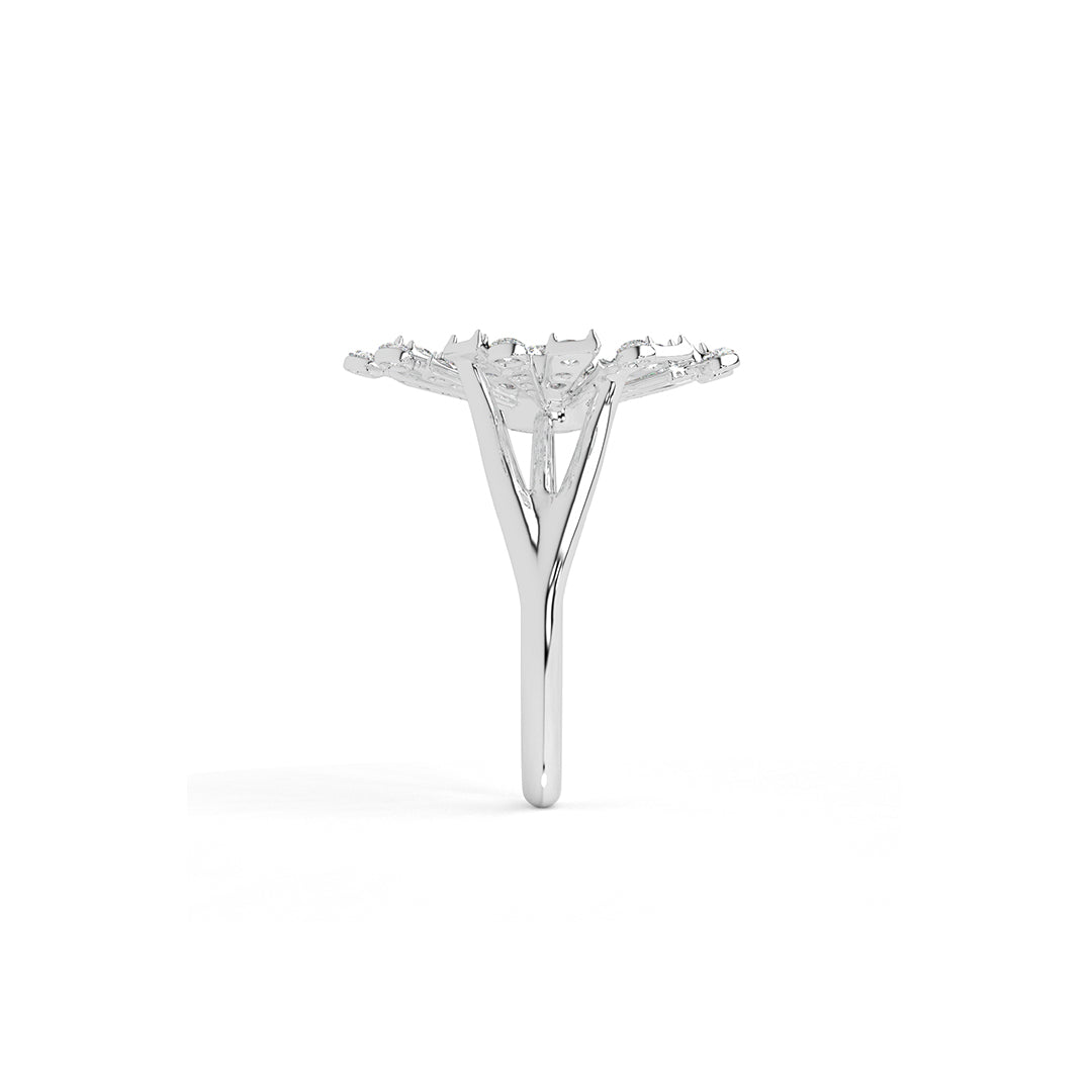 Celestial Radiance Cocktail Ring