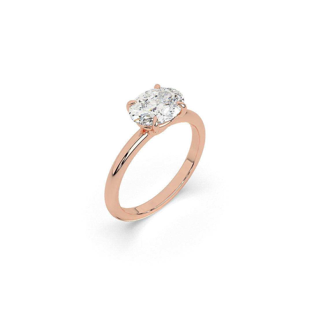 Classic Oval Engagement Ring