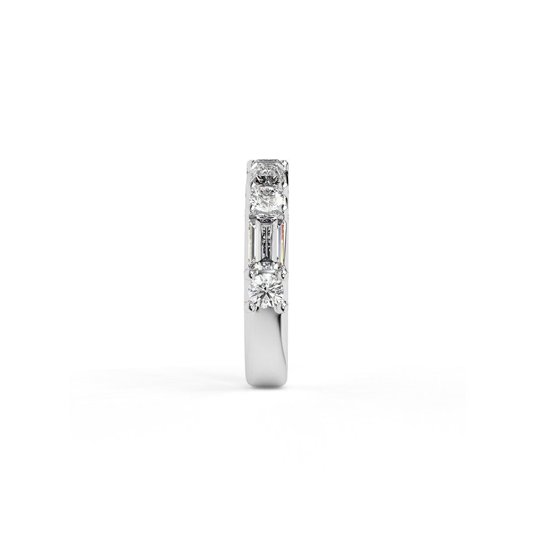 Radiant Symphony Half-Eternity Band