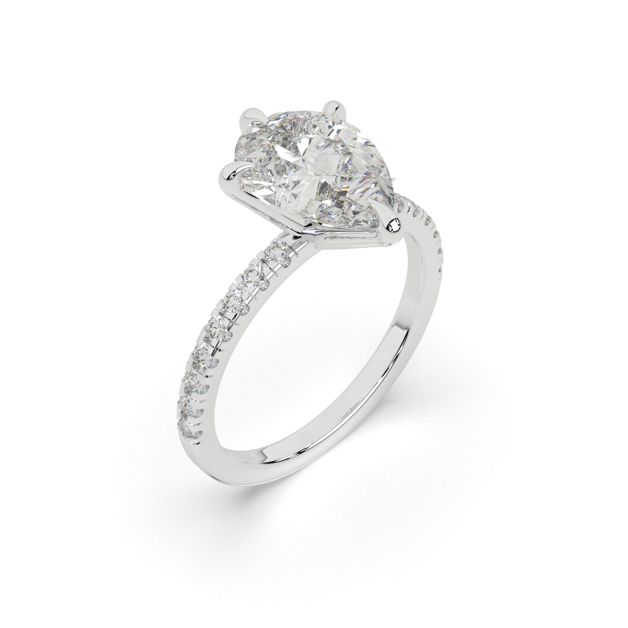 Pear Cut Engagement Ring