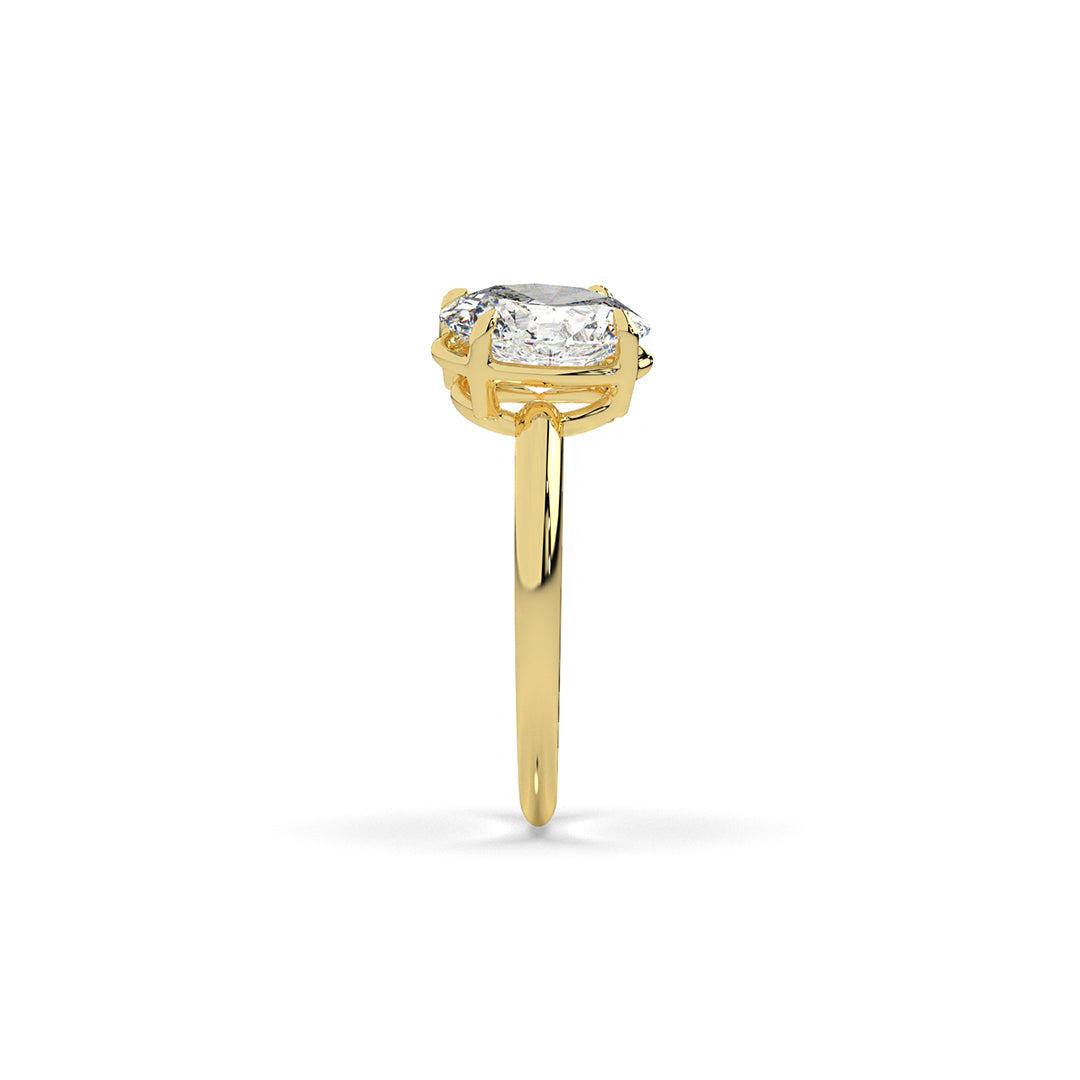 Toi Et Moi Oval & Round Solitaire Ring