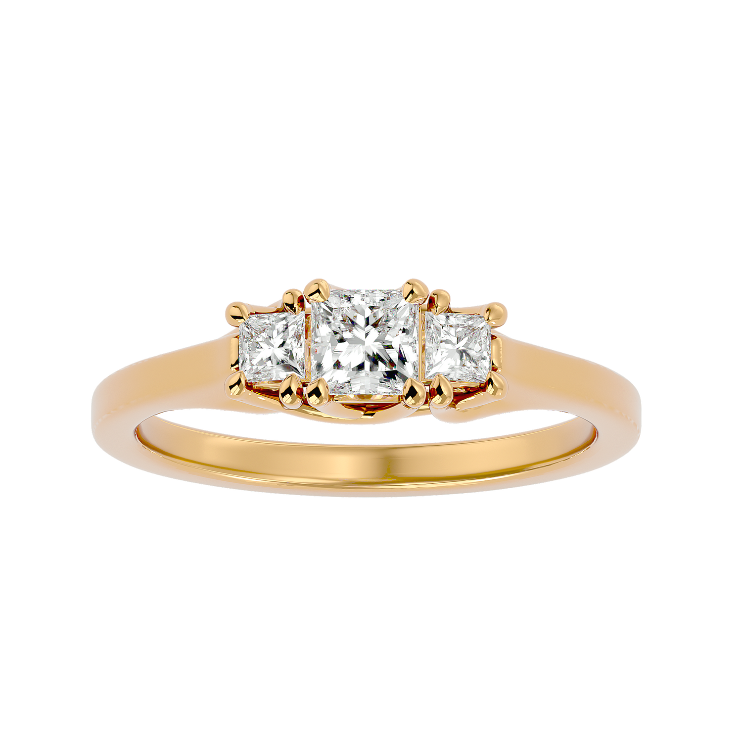 Emma Elegant Three Stone Diamond Ring