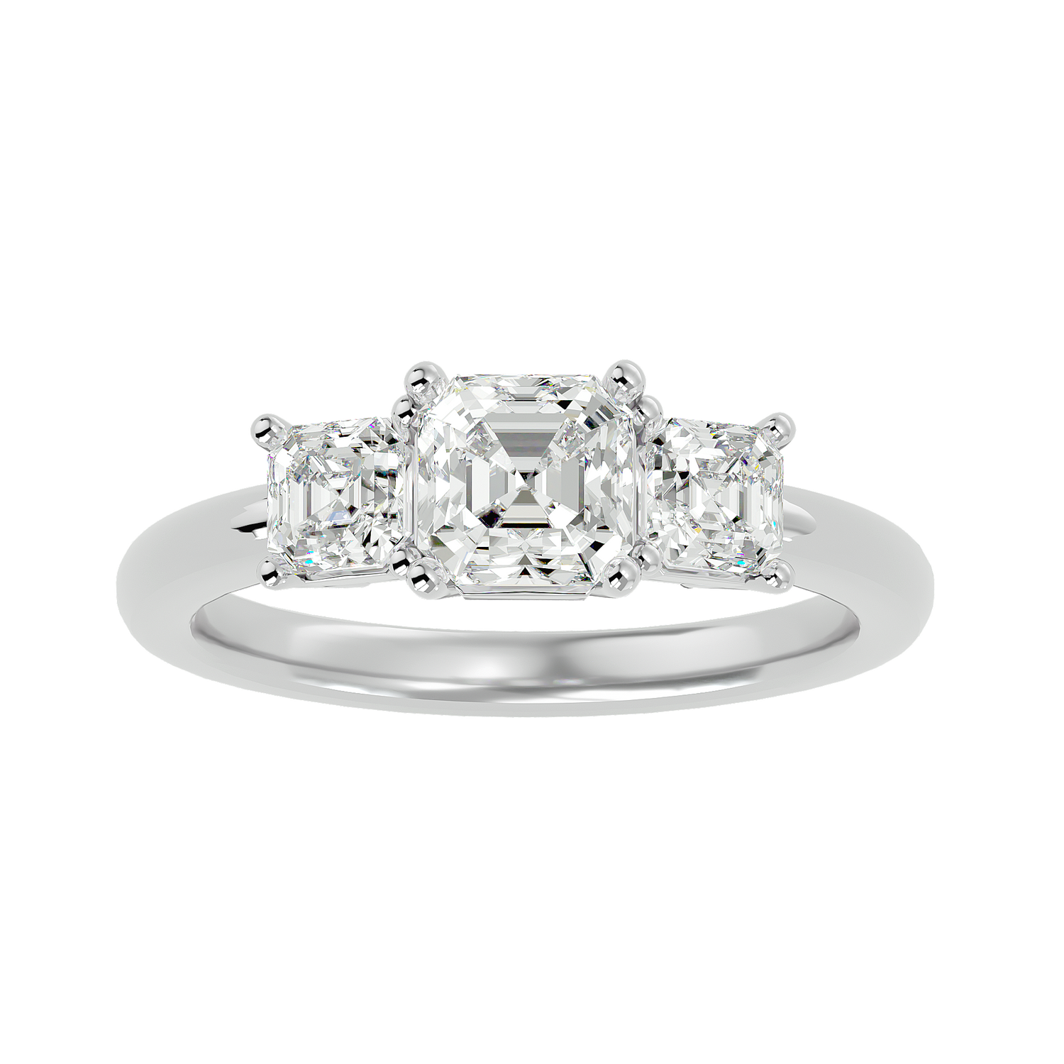 Mia Timeless Three Stone Diamond Ring