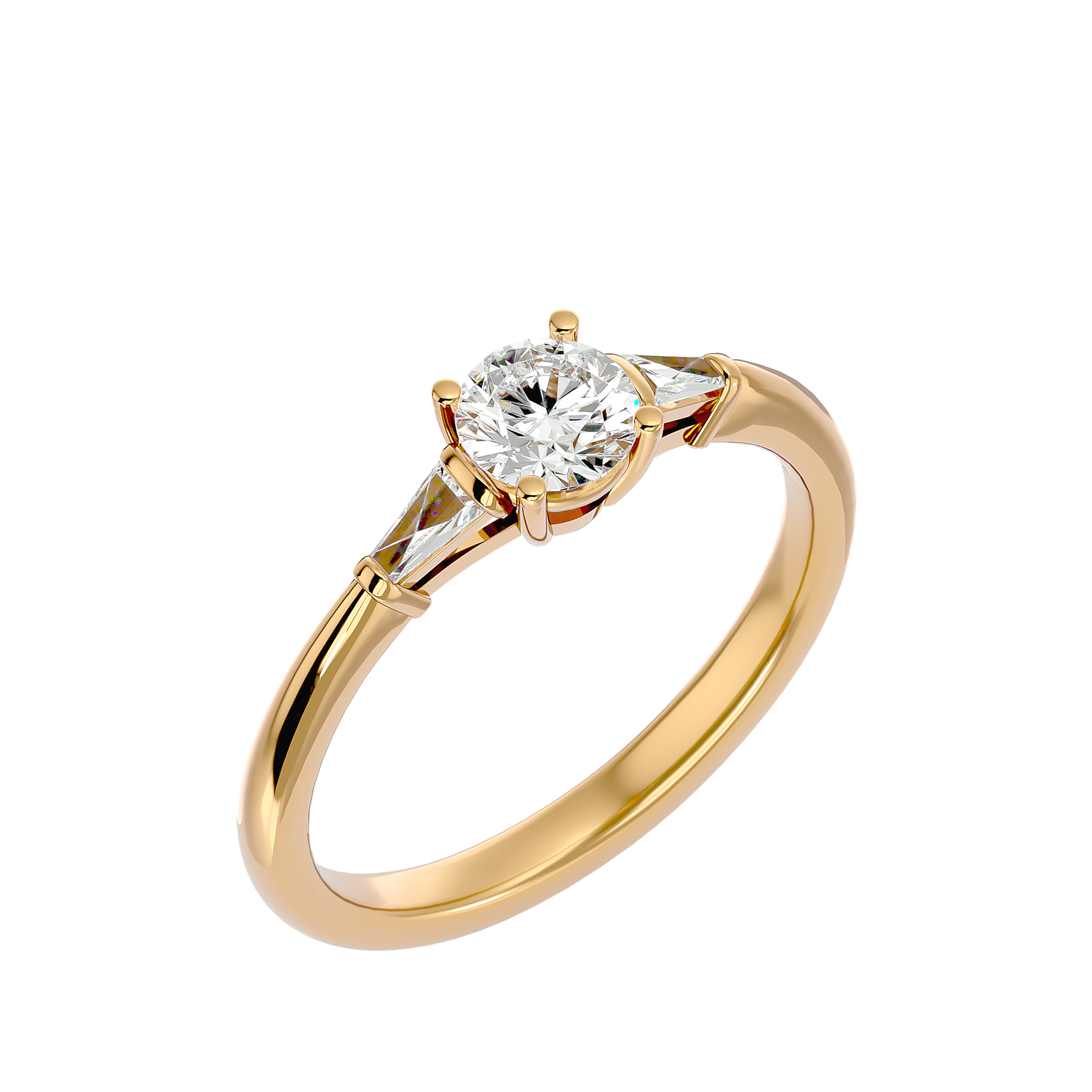 Sofia Timeless Three Stone Diamond Ring