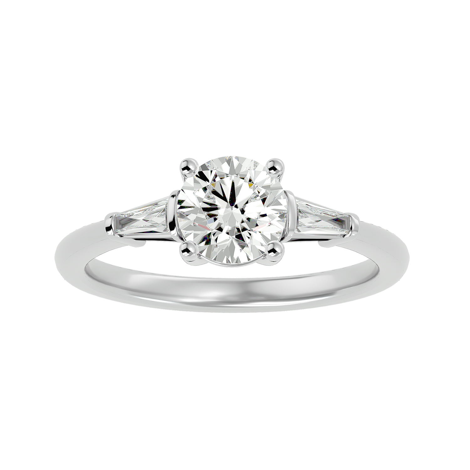 Camila Classic Three Stone Diamond Ring