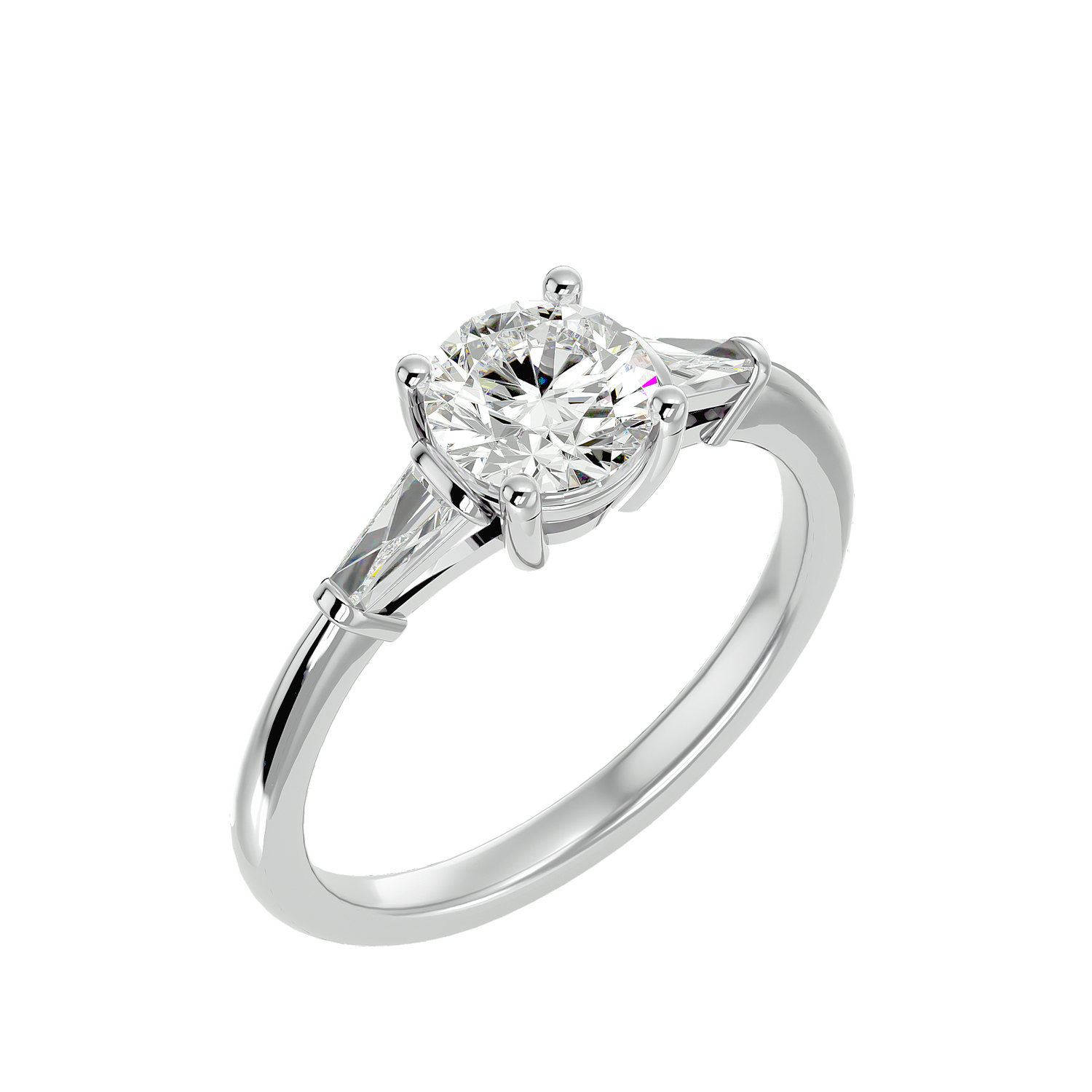 Camila Classic Three Stone Diamond Ring