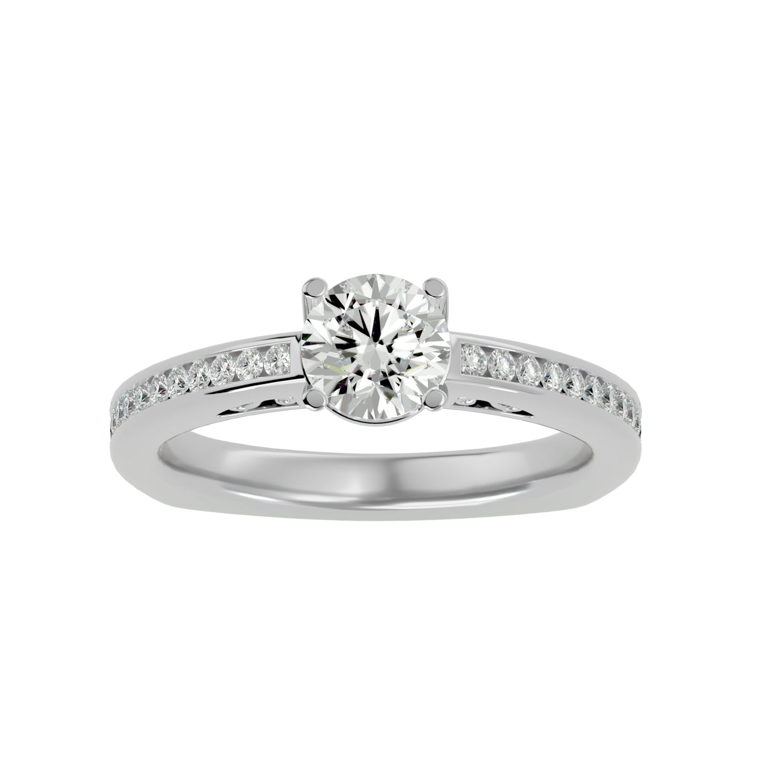 Erika Round Solitaire Ring