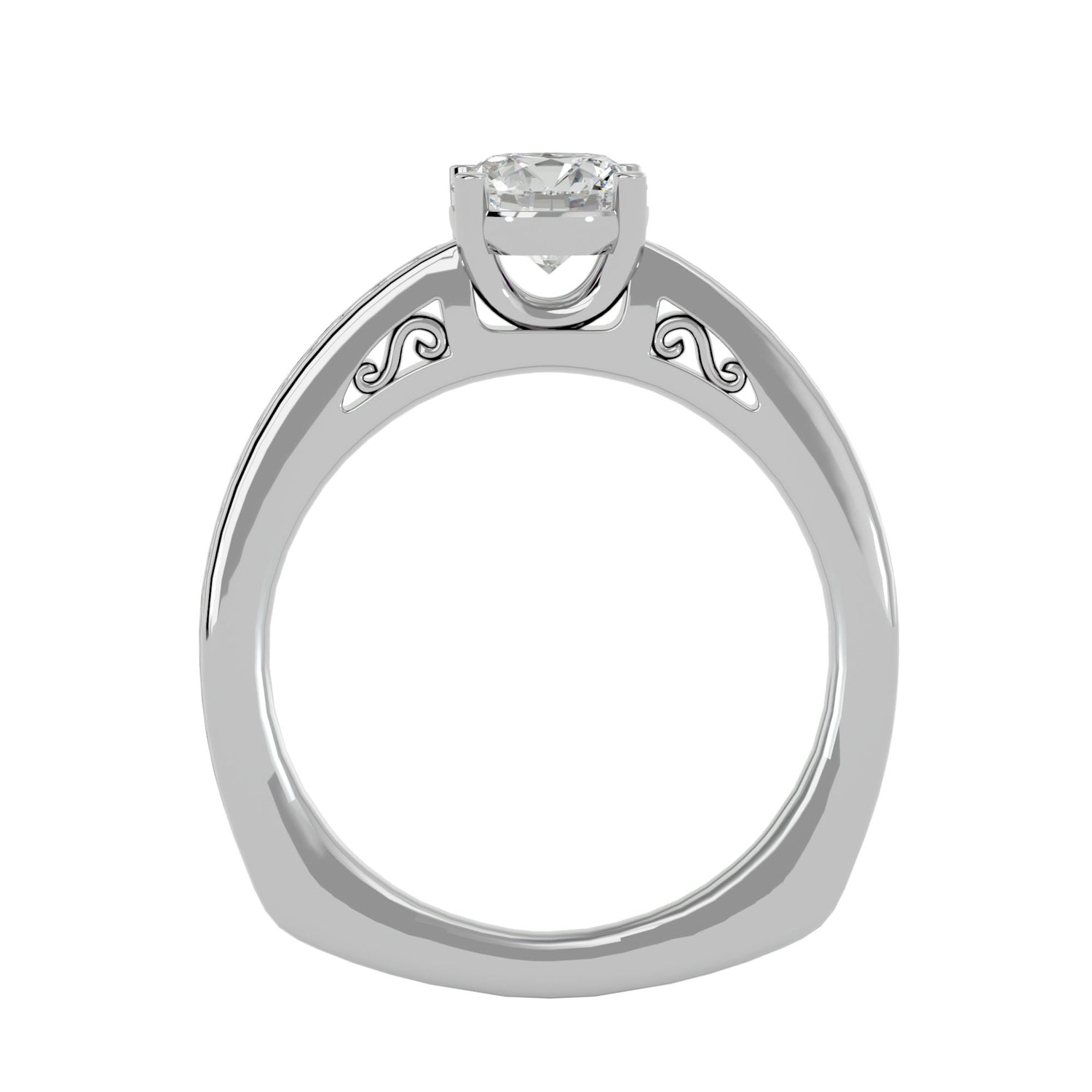 Erika Round Solitaire Ring