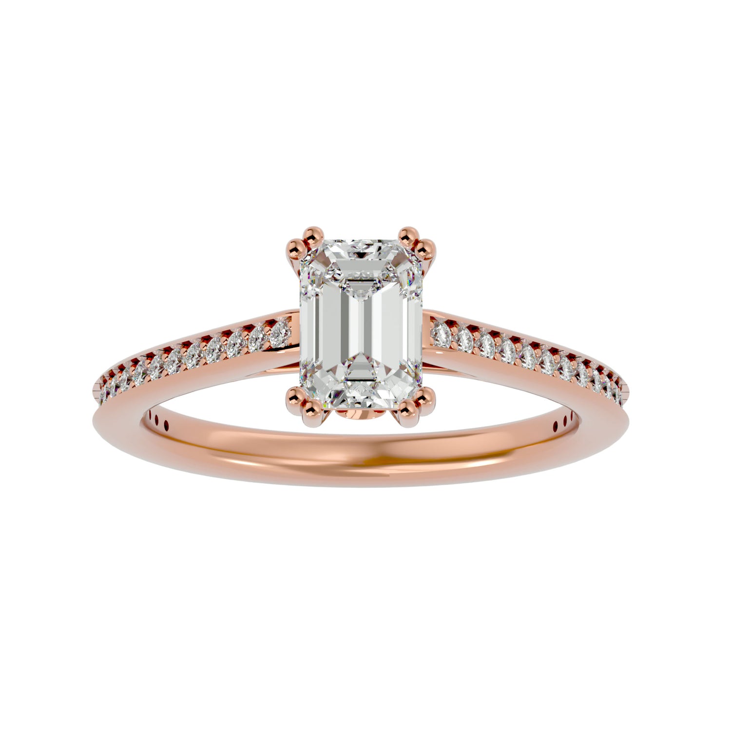 Sylvie Emerald Solitaire Ring