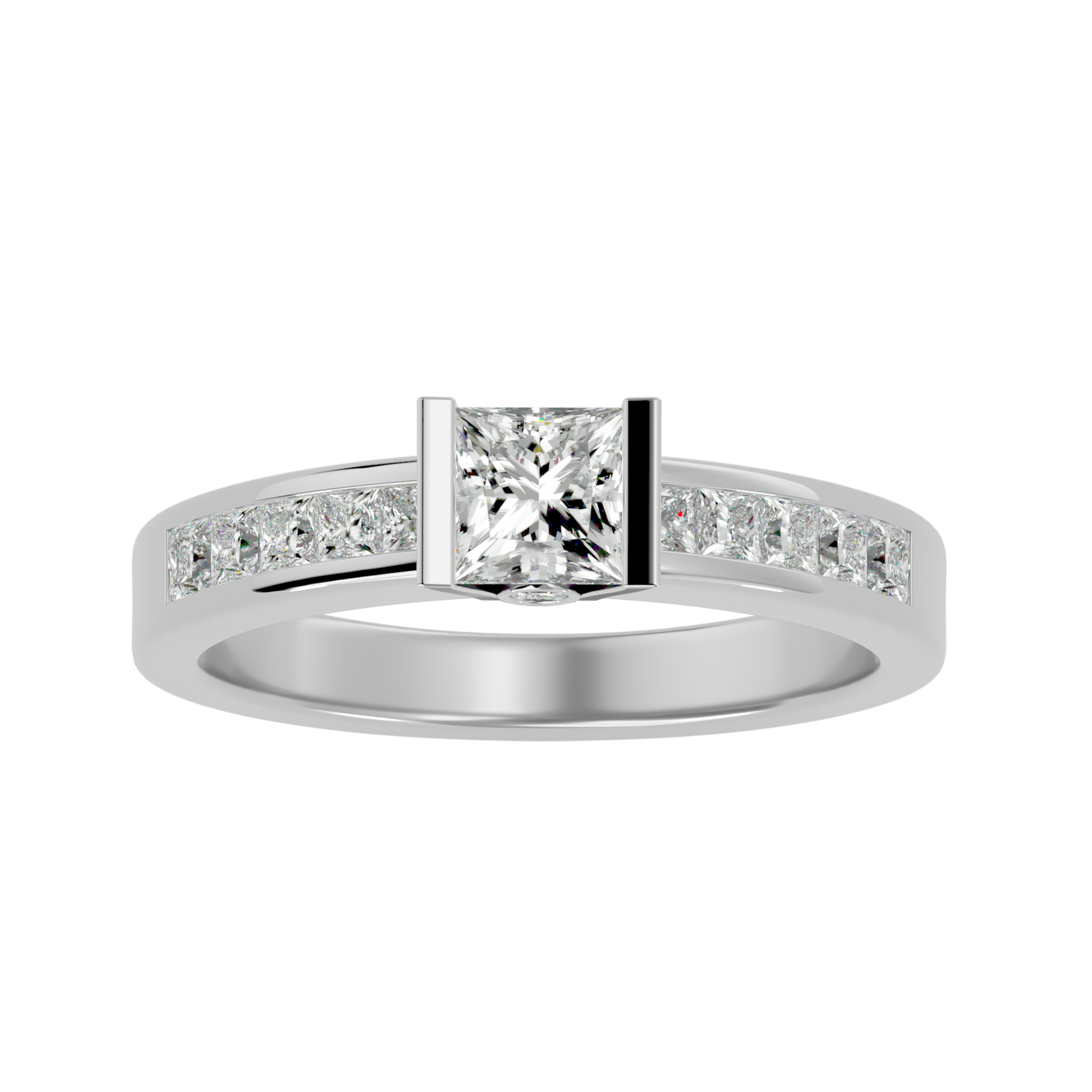 Adele Princess Solitaire Ring