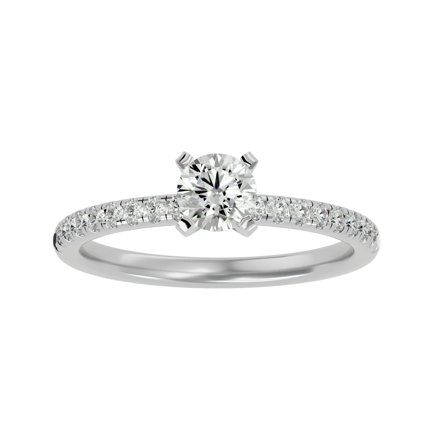Guadalupe Round Solitaire Ring