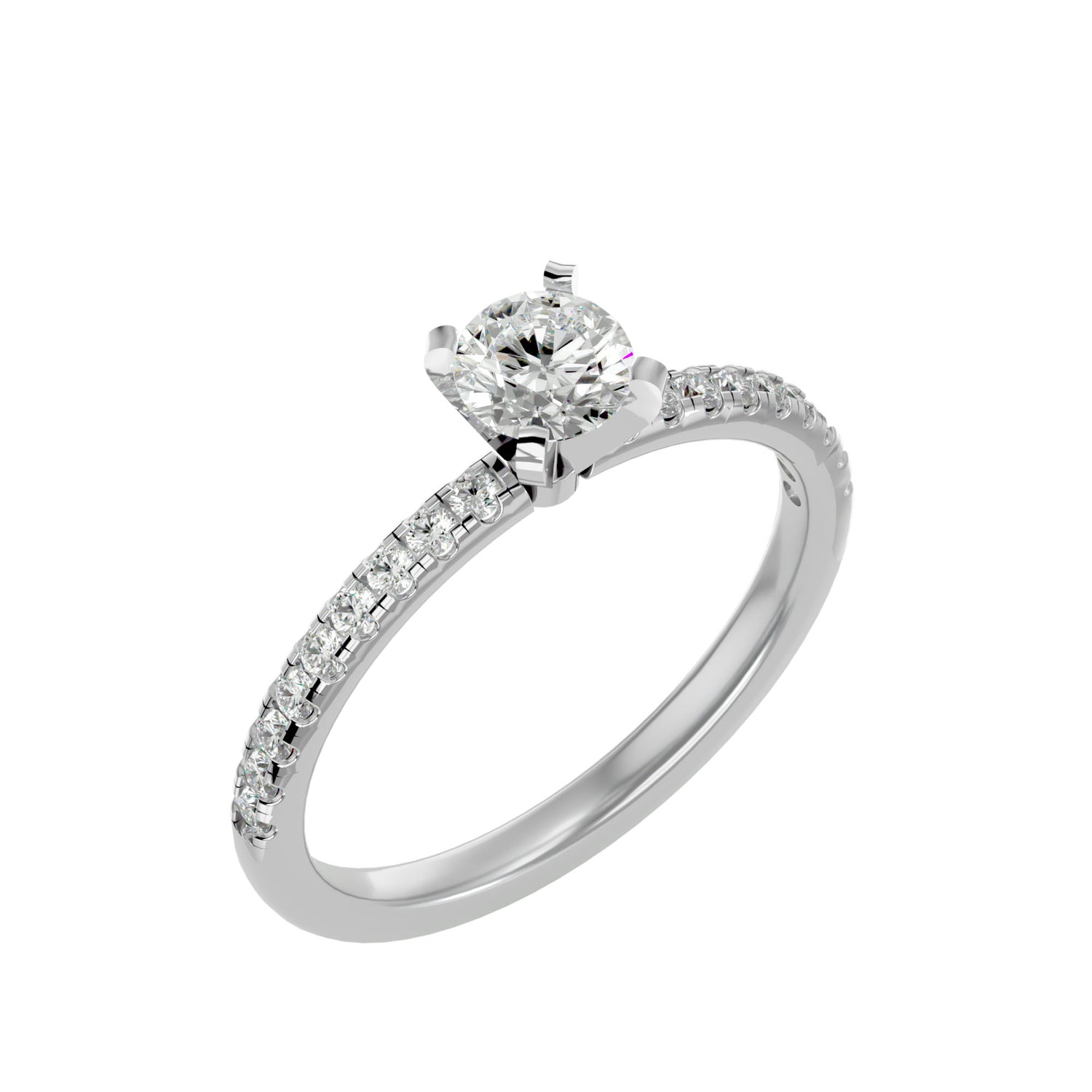 Guadalupe Round Solitaire Ring
