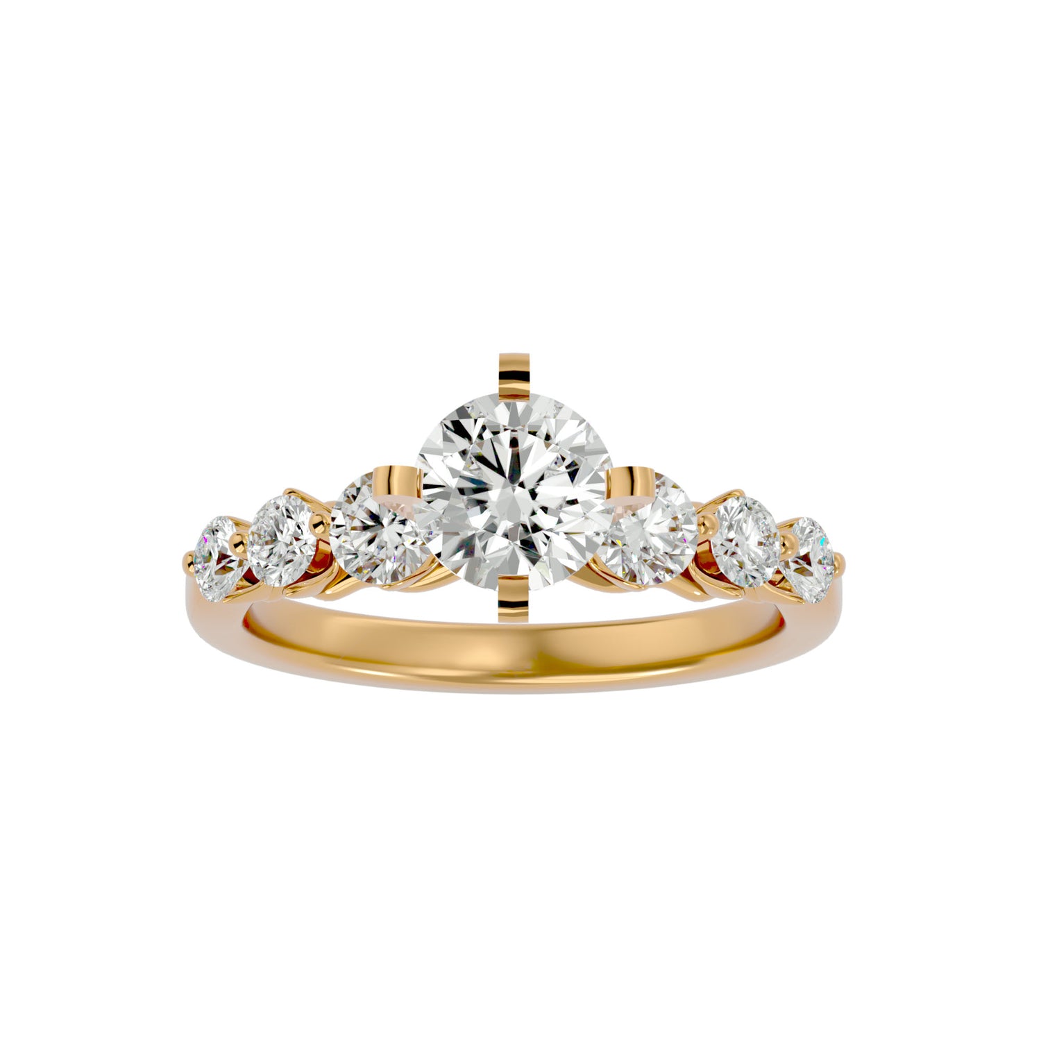 Alisson Round Solitaire Ring