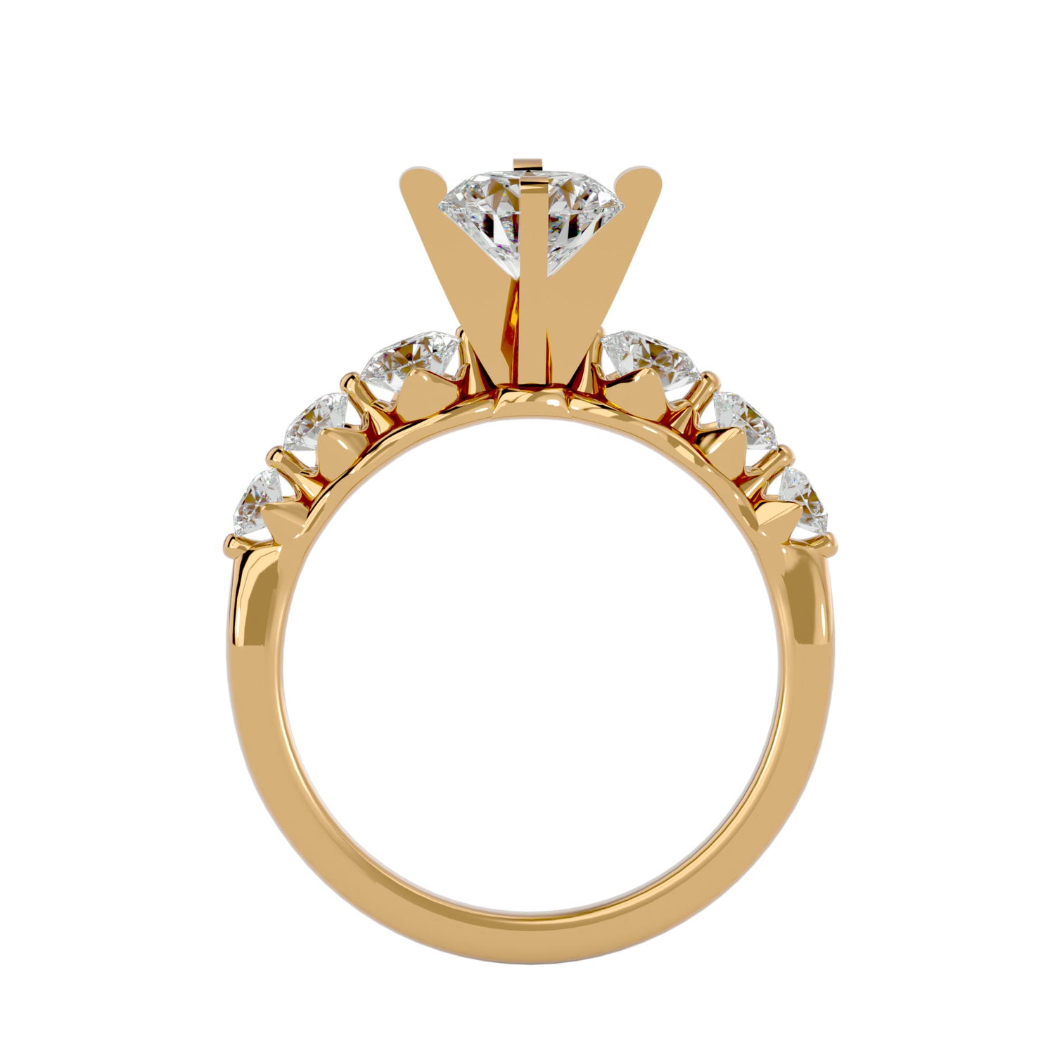 Alisson Round Solitaire Ring