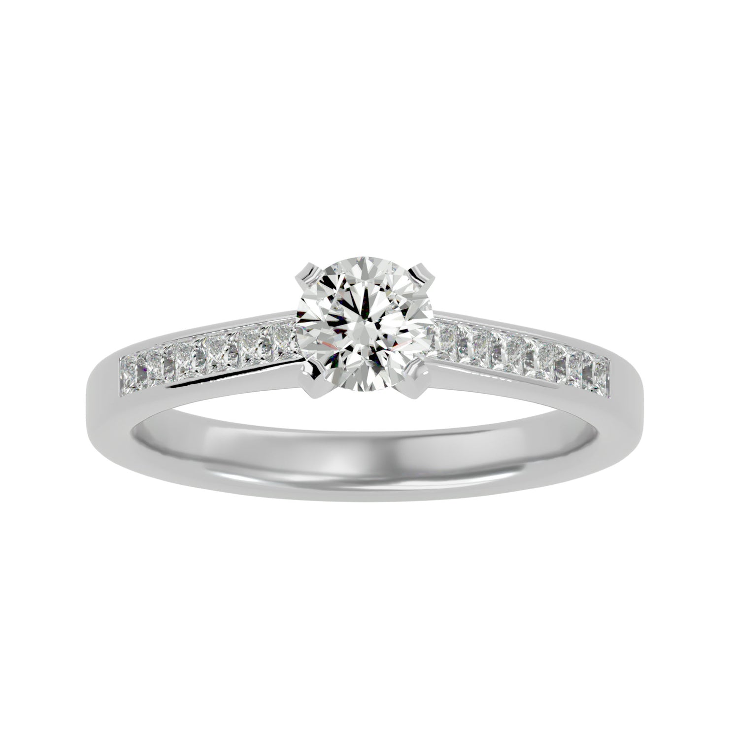 India Round Solitaire Ring