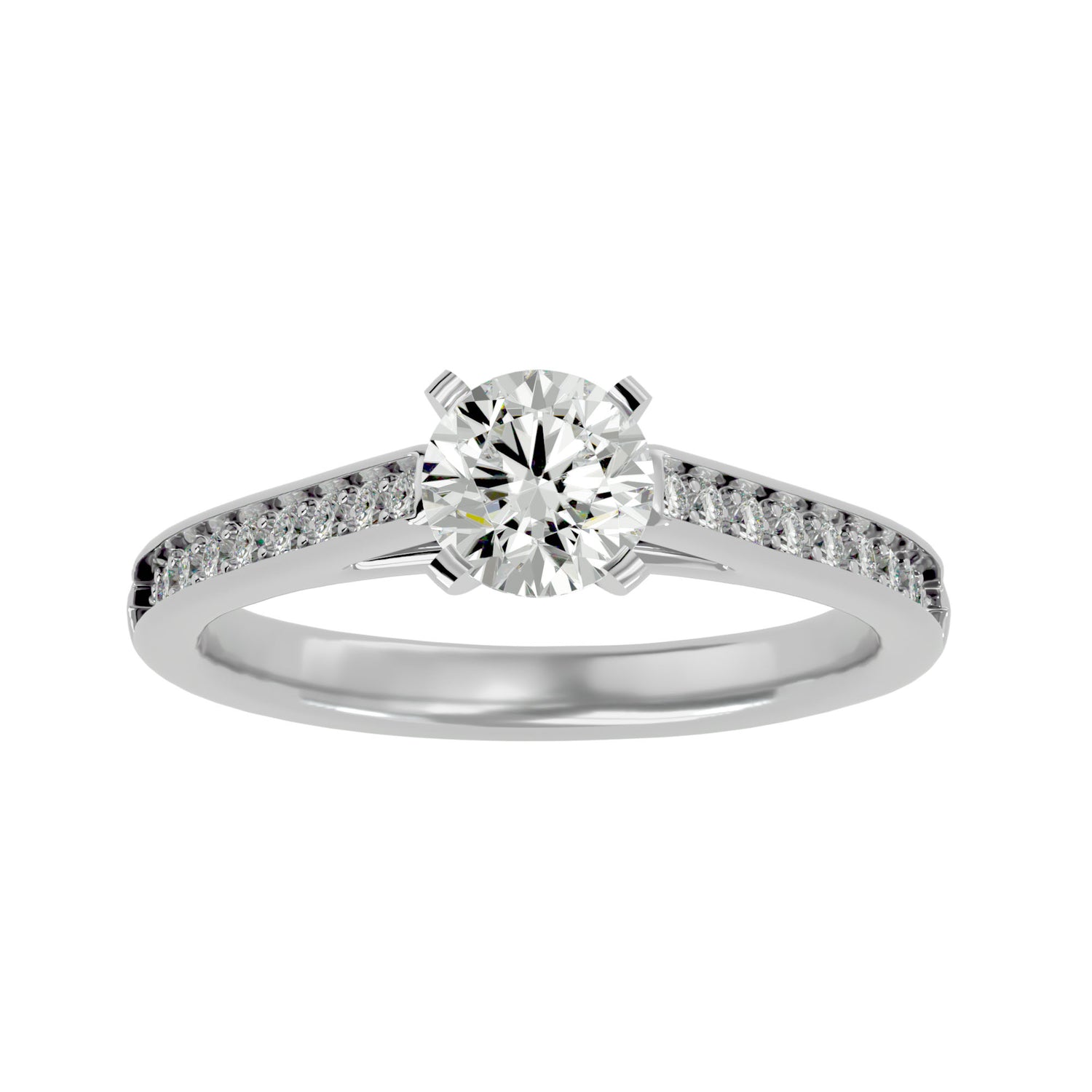 Madalynn Round Solitaire Ring