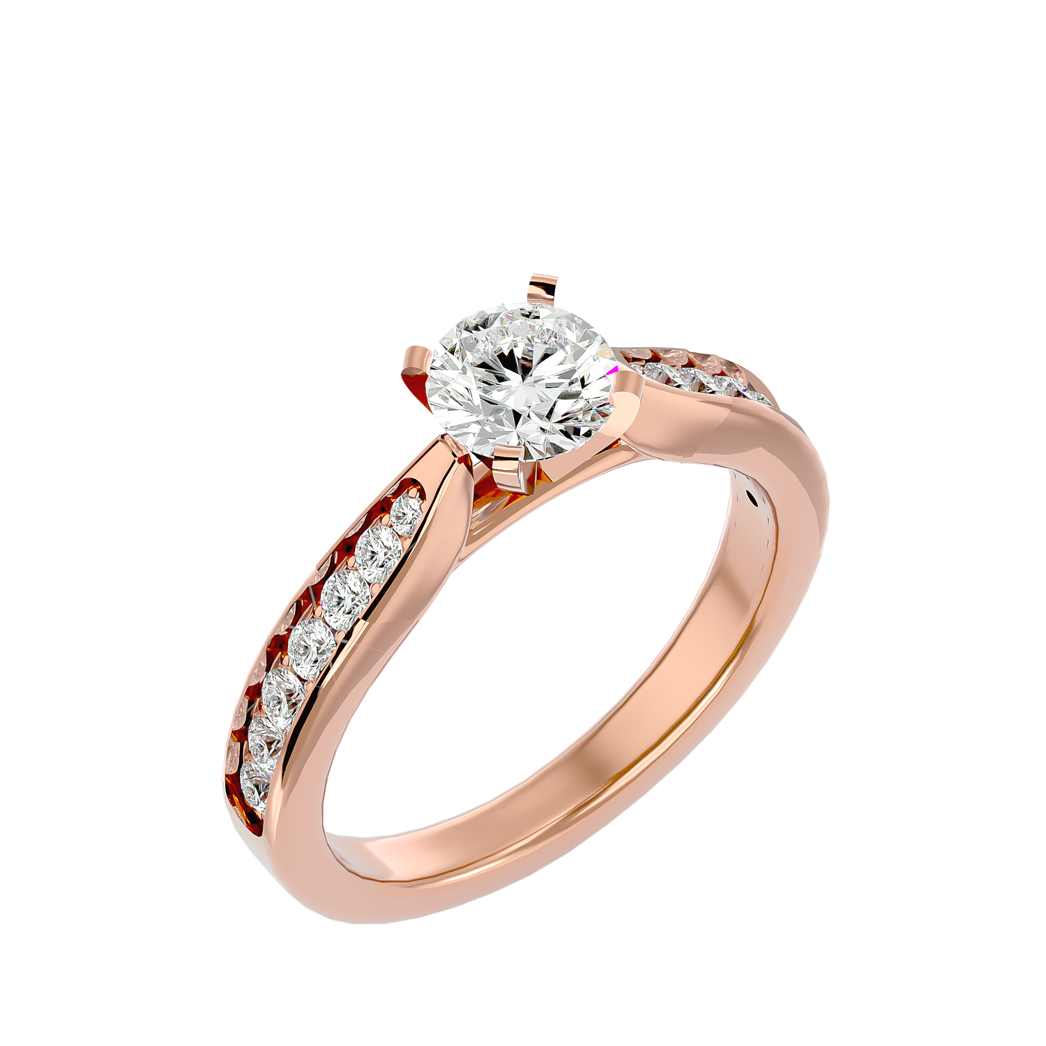 Paloma Round Solitaire Ring