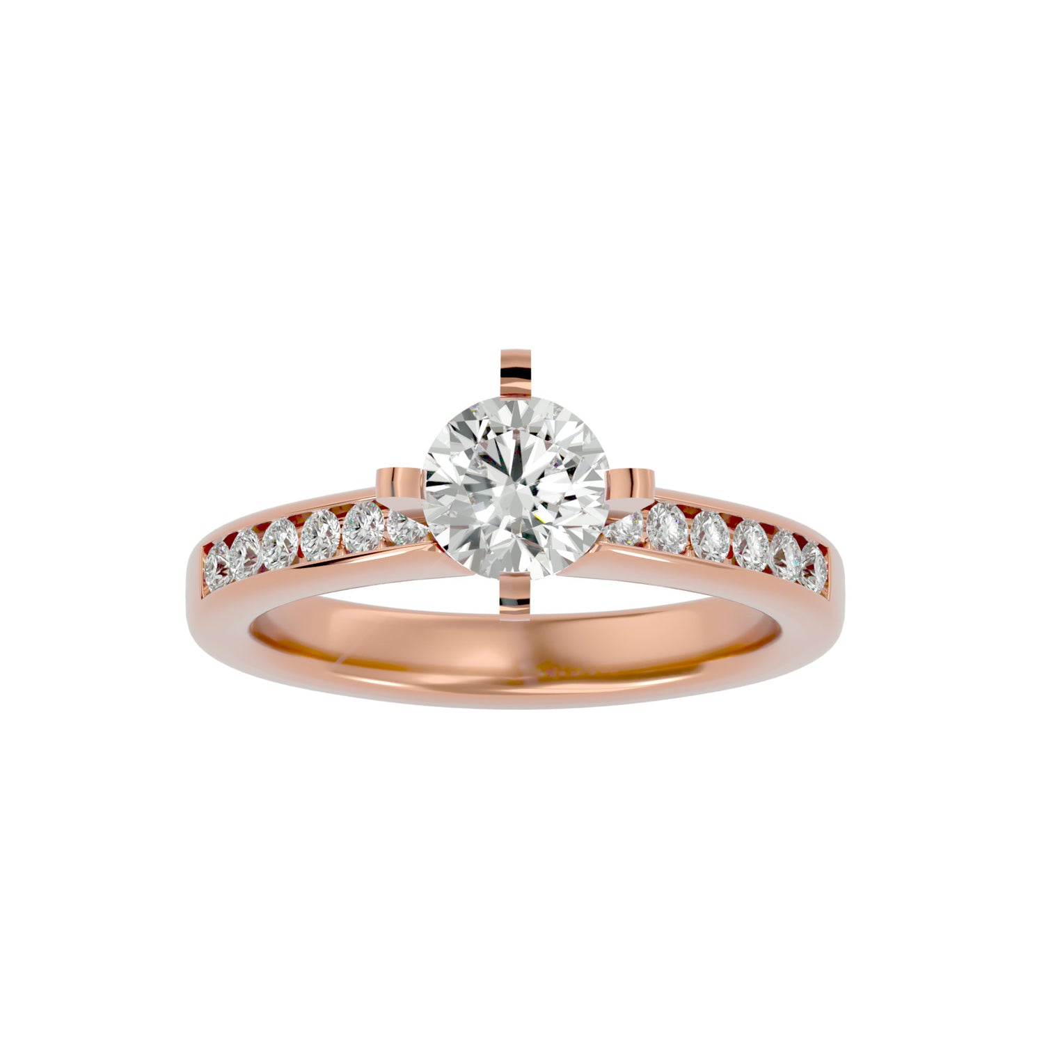 Patricia Round Solitaire Ring