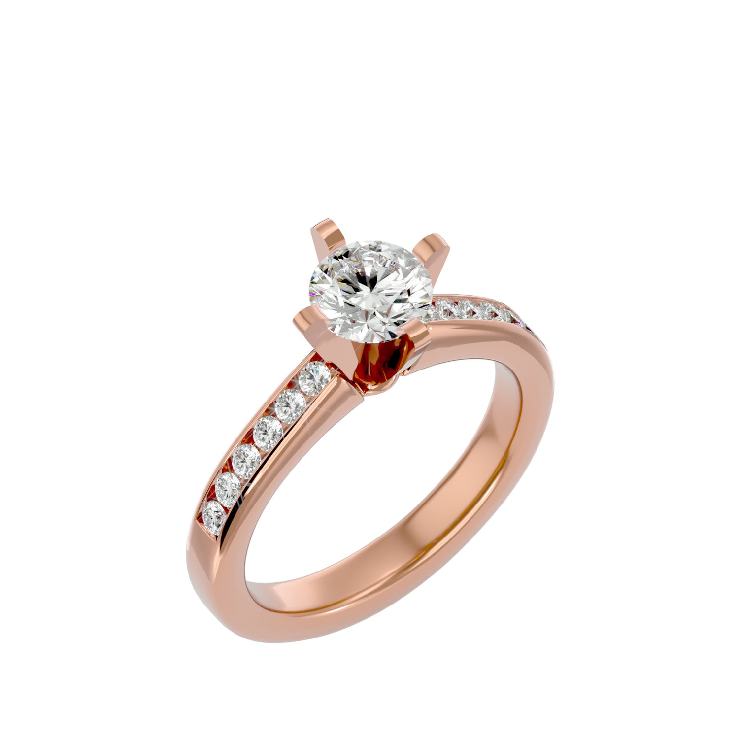 Patricia Round Solitaire Ring