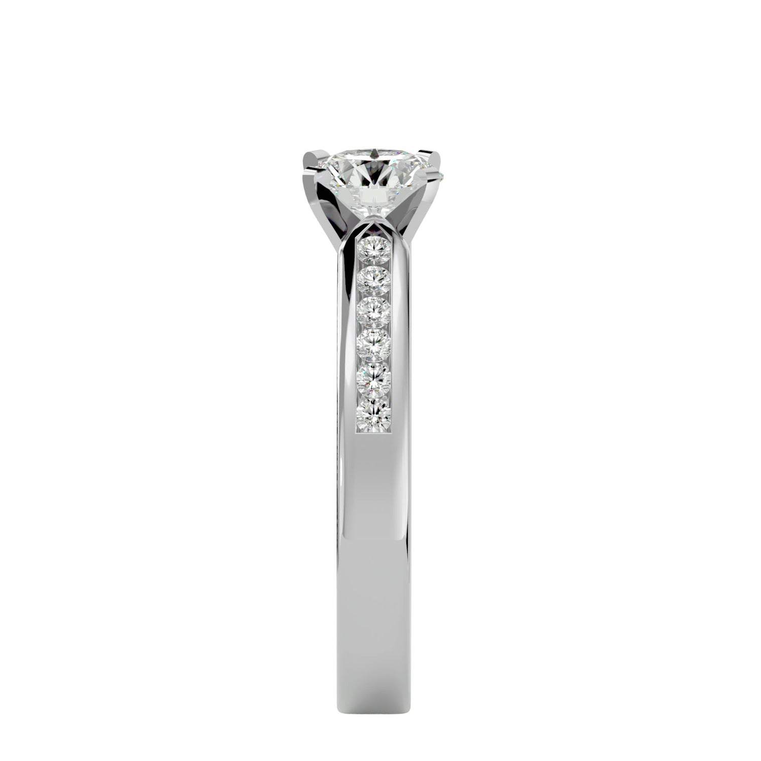 Aliya Round Solitaire Ring