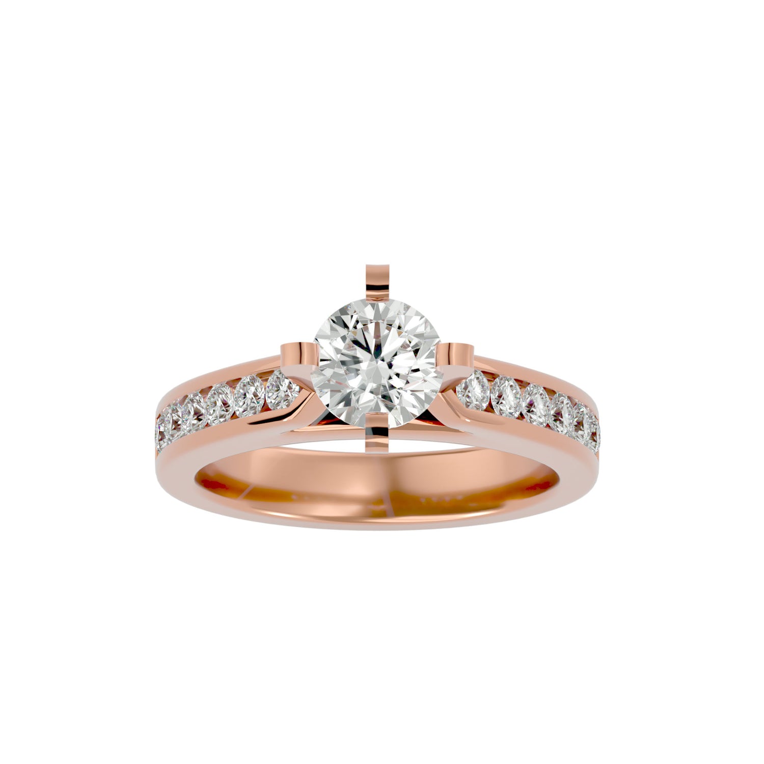 Jazlynn Round Solitaire Ring