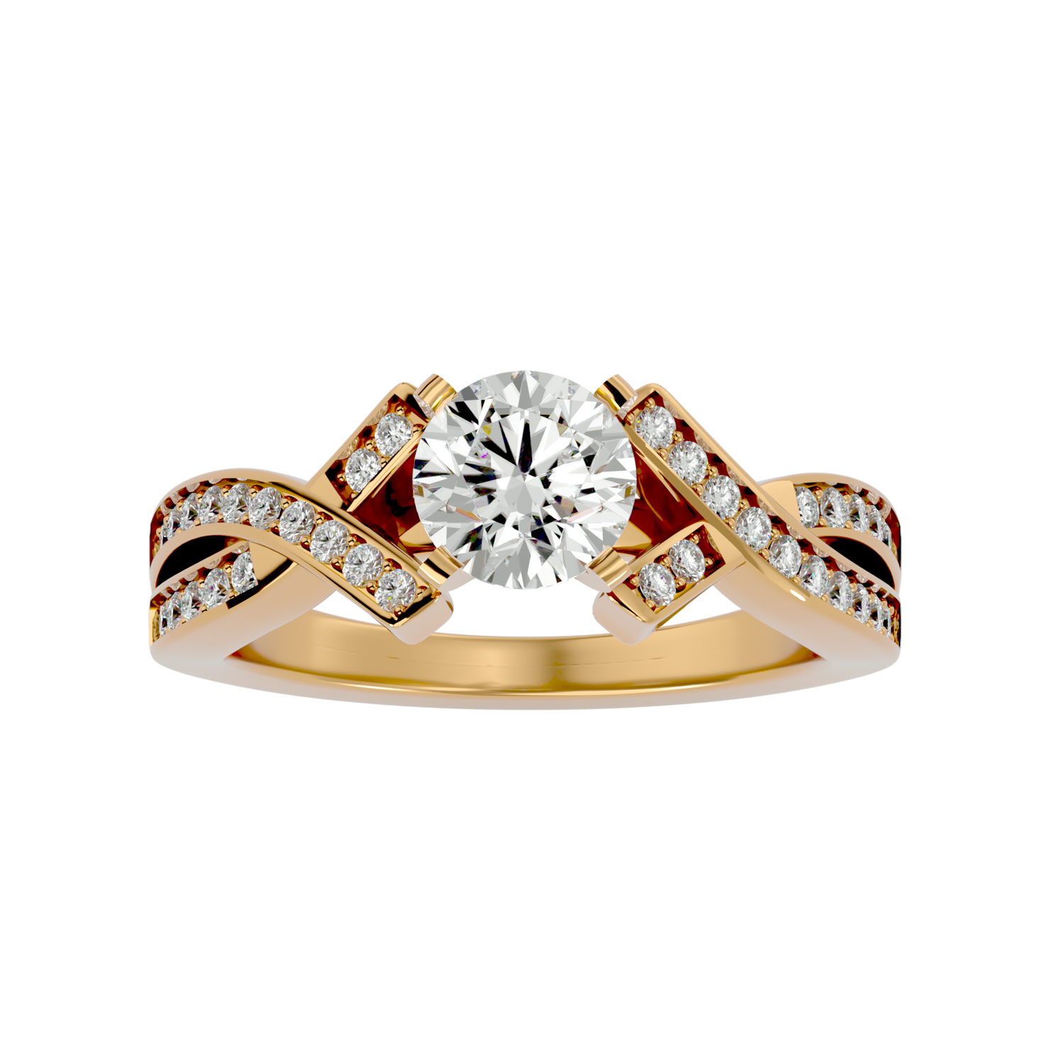 Kallie Round Solitaire Ring