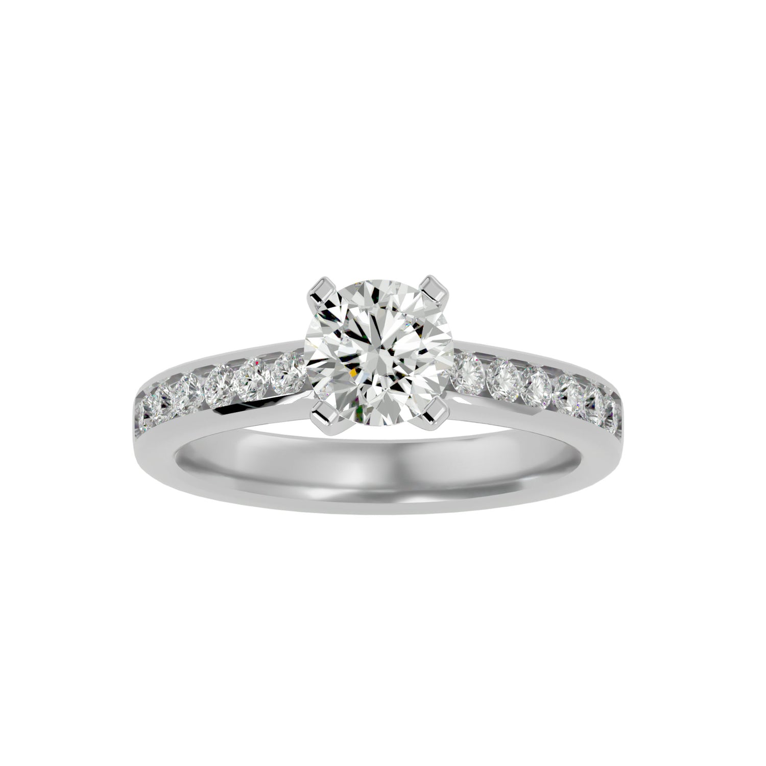 Alora Round Solitaire Ring