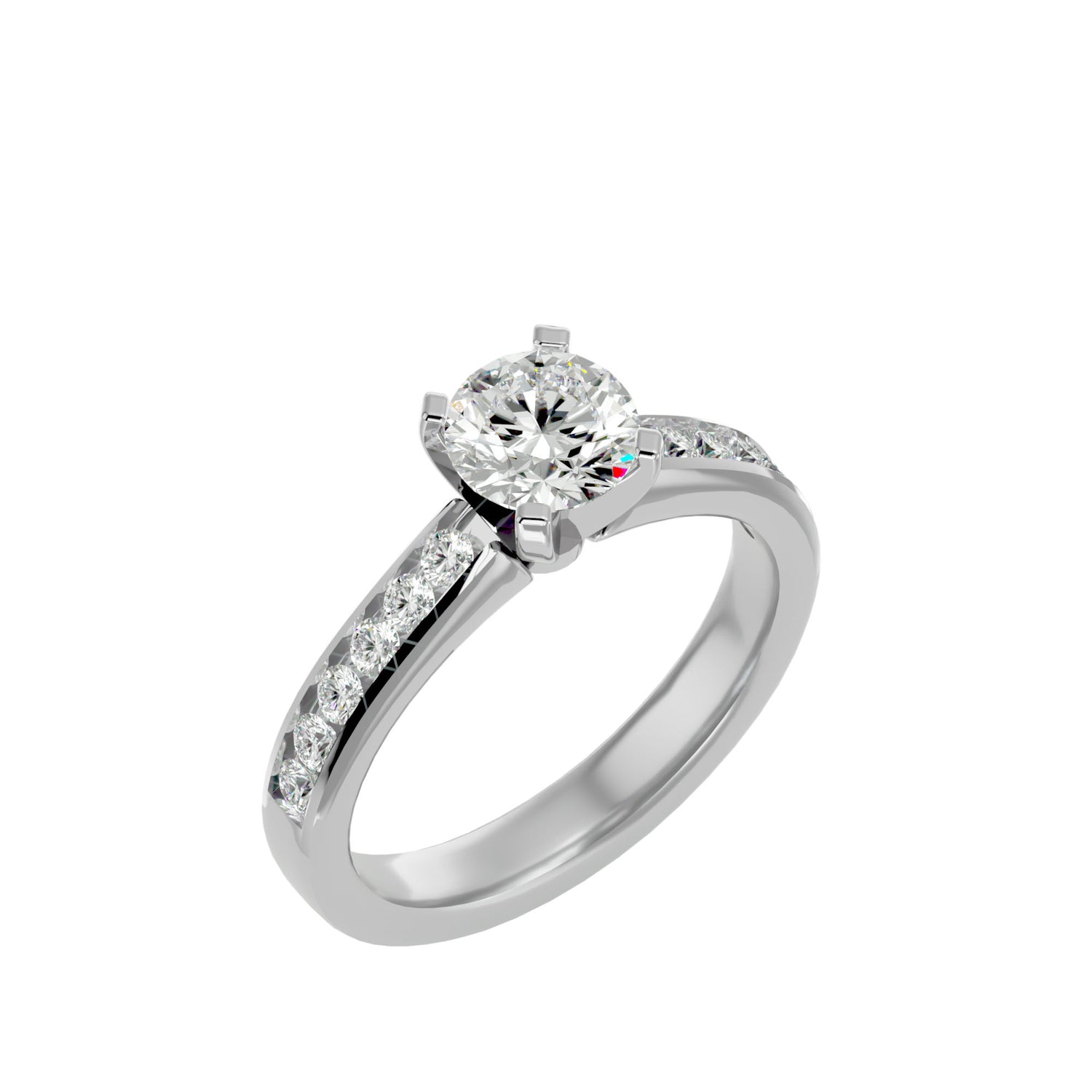 Alora Round Solitaire Ring