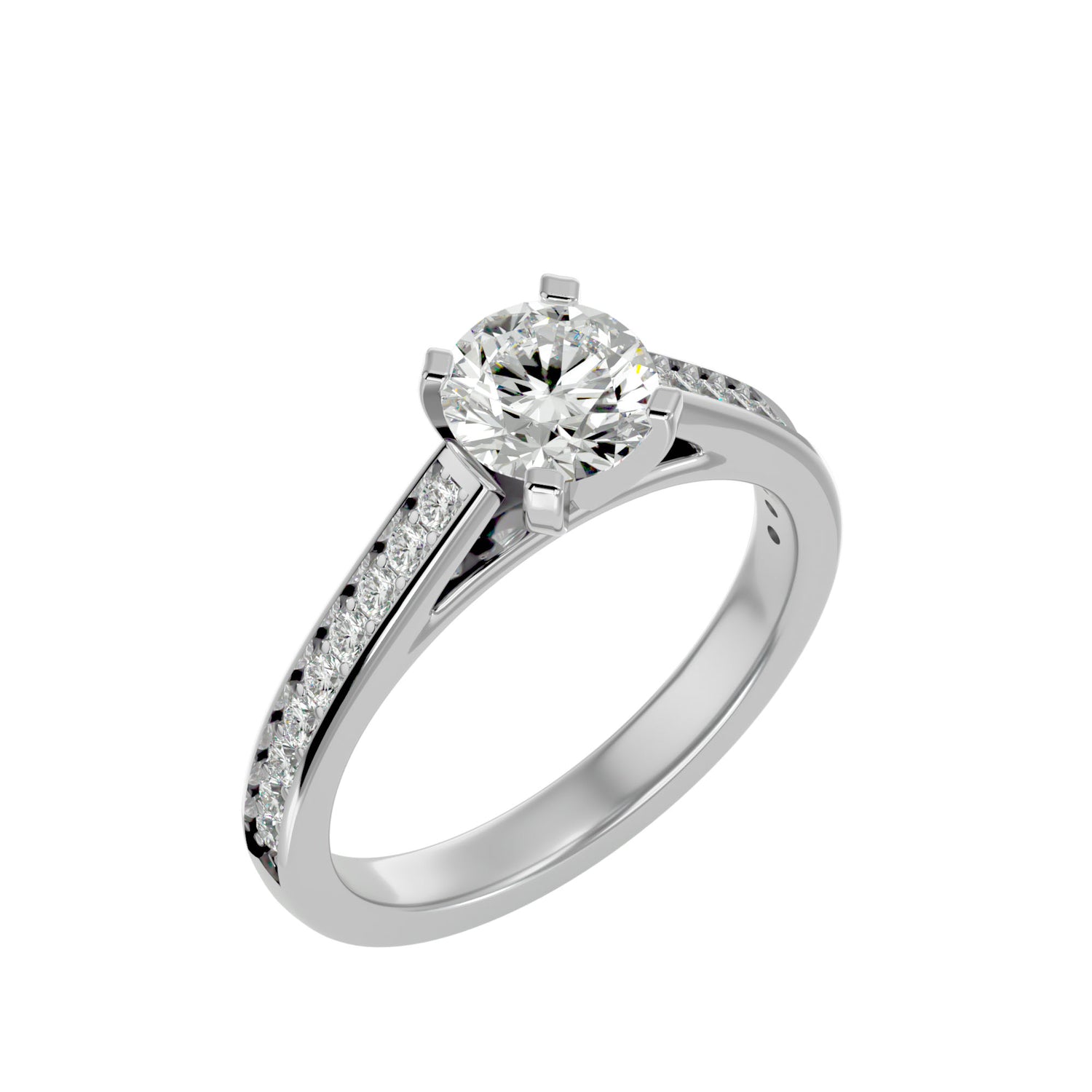 Kaiya Round Solitaire Ring