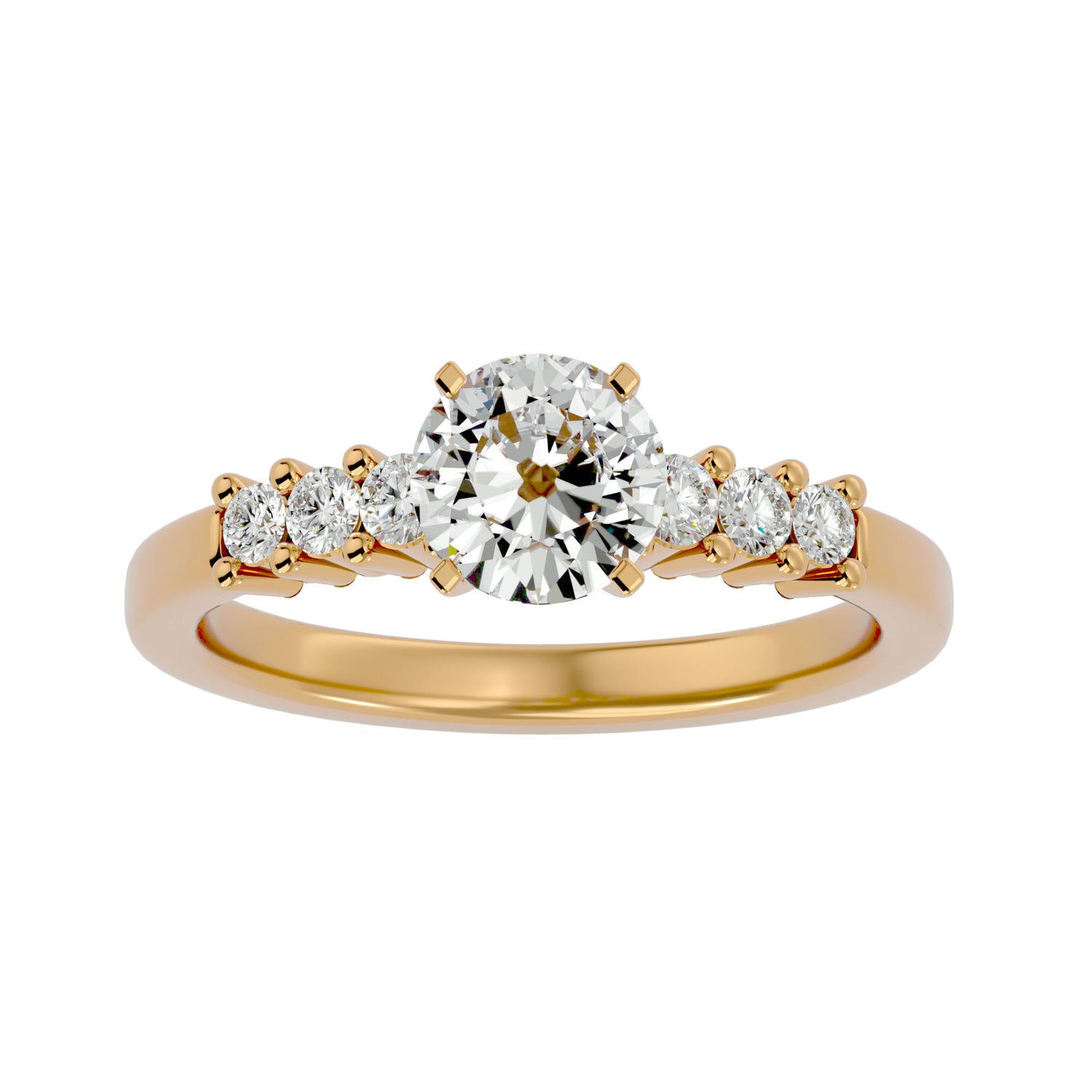Lillianna Round Solitaire Ring