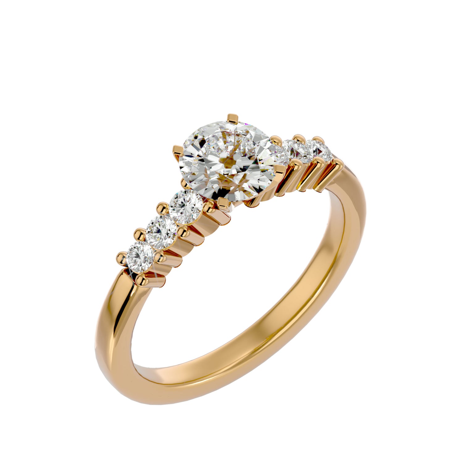 Lillianna Round Solitaire Ring