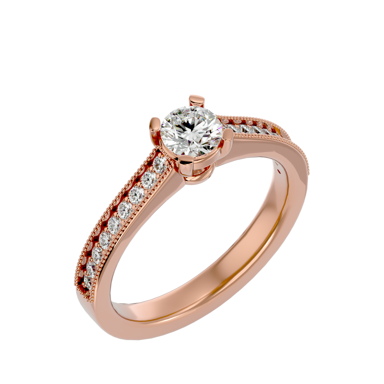 Yamileth Round Solitaire Ring