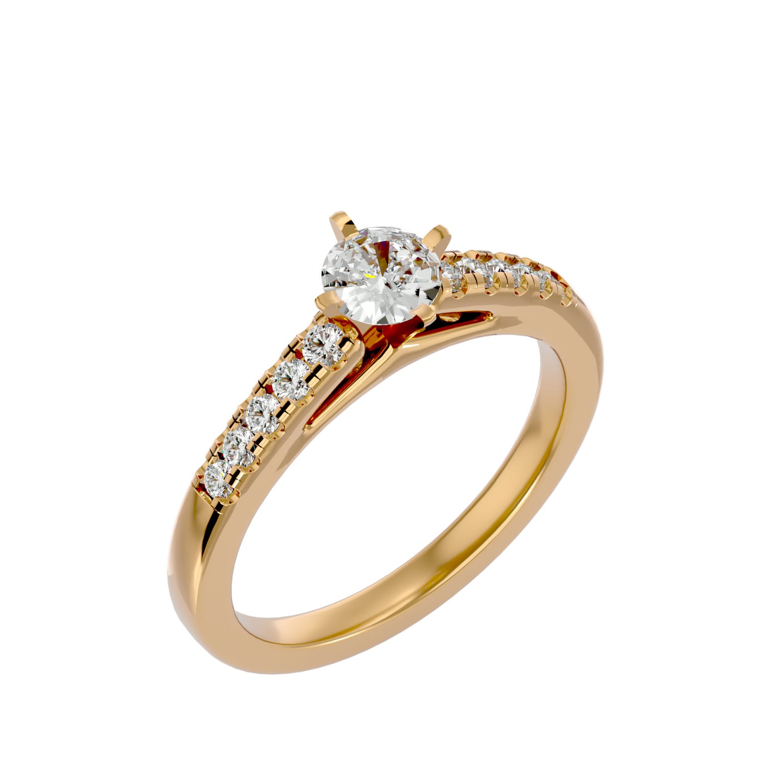 Kaylin Round Solitaire Ring