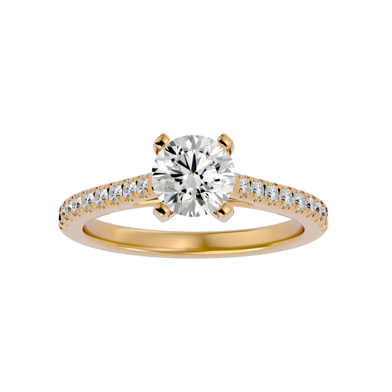 Marisol Round Solitaire Ring