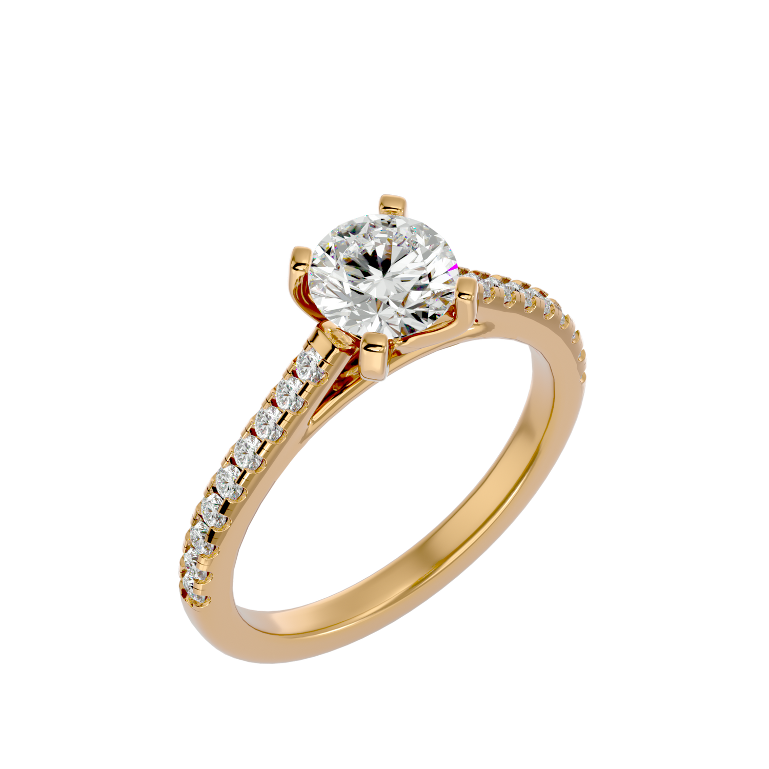 Marisol Round Solitaire Ring