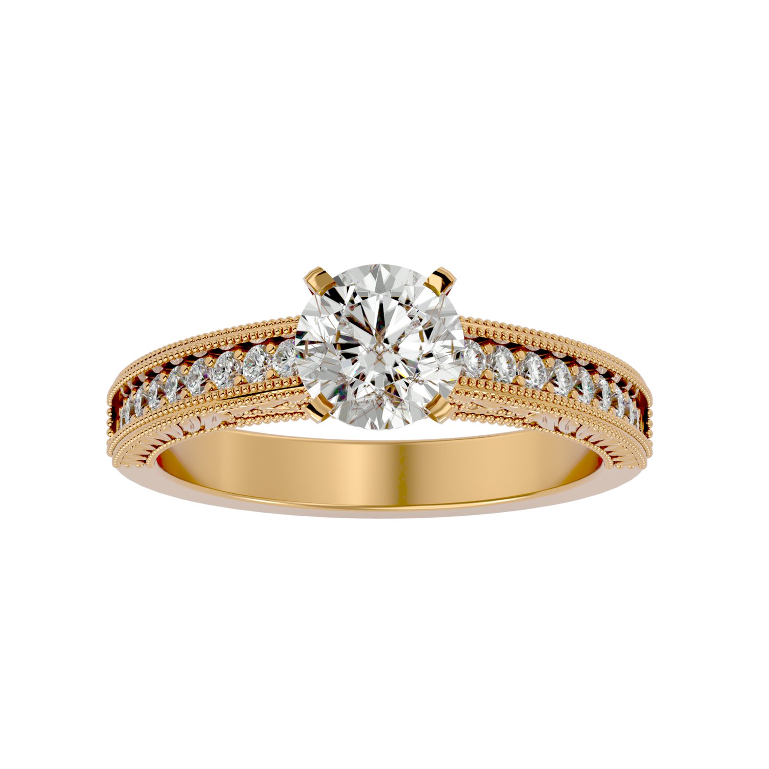 Avalyn Round Solitaire Ring